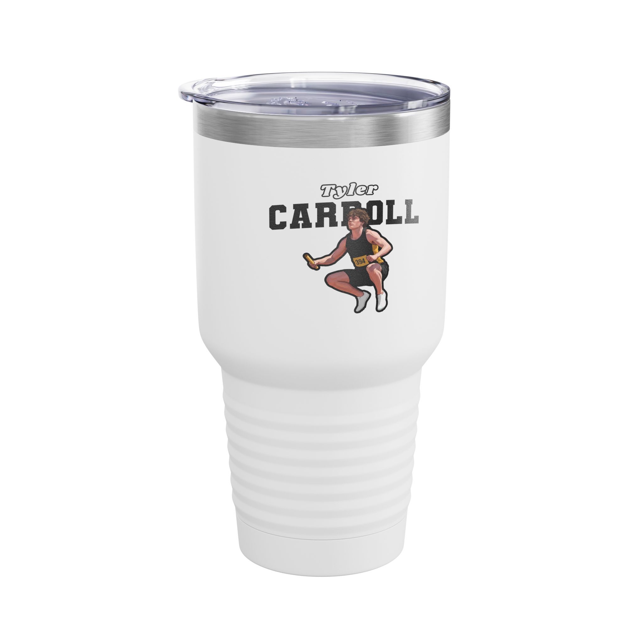 30oz Tumbler — character_name_arch in White