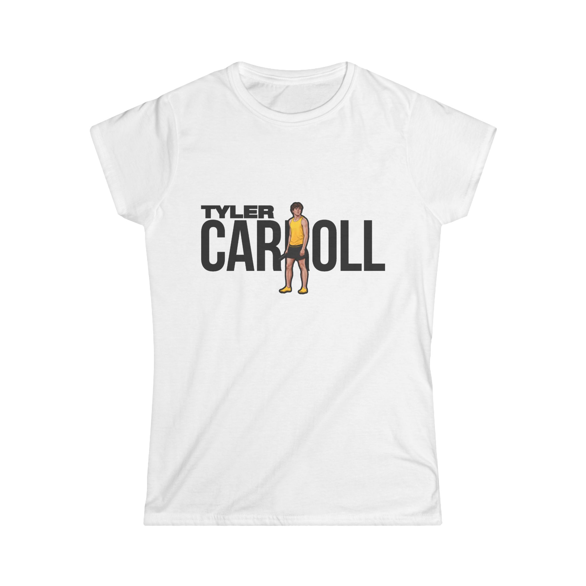 Women's Softstyle Tee — character_player_name in White