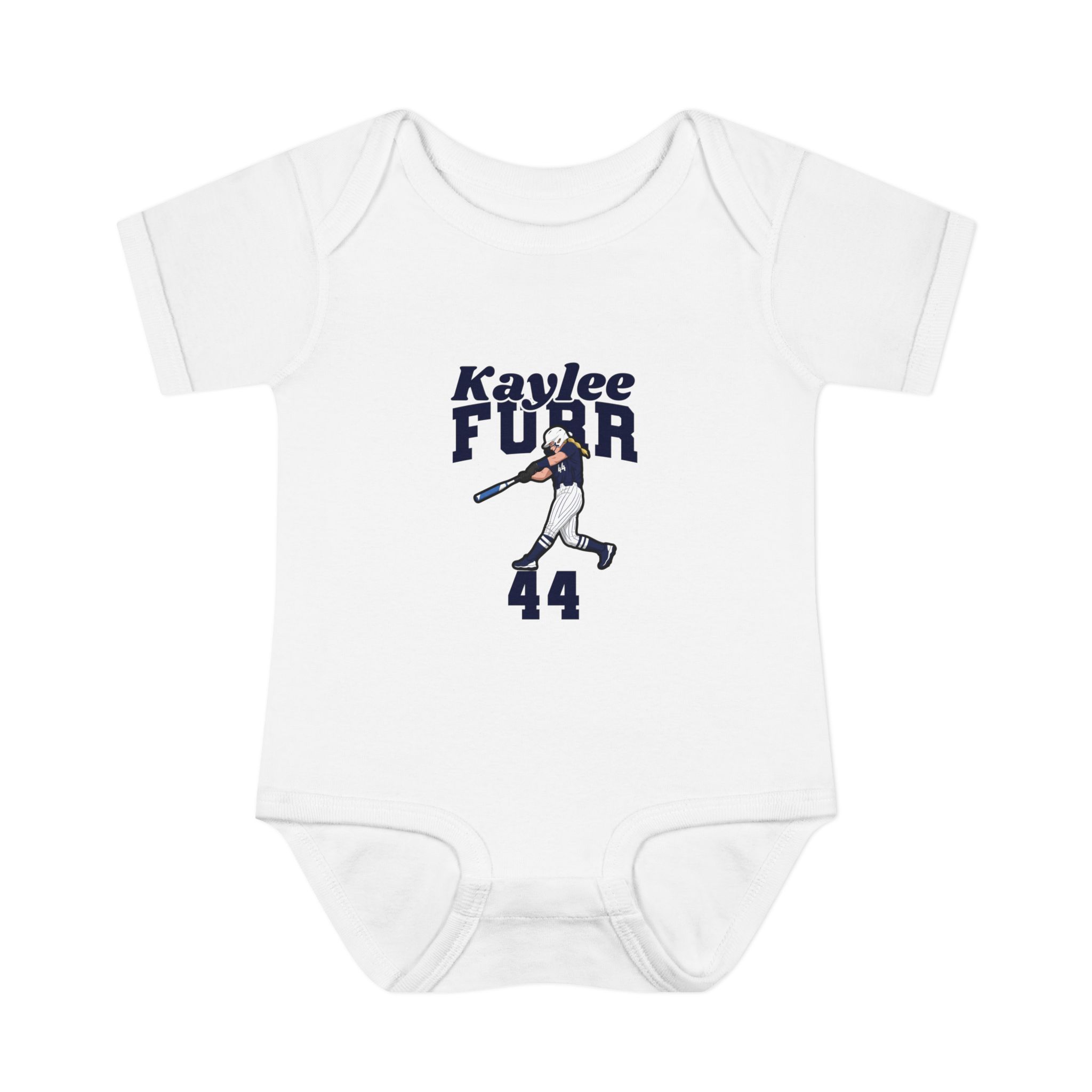 Baby Onesie — character_signature_arch in White