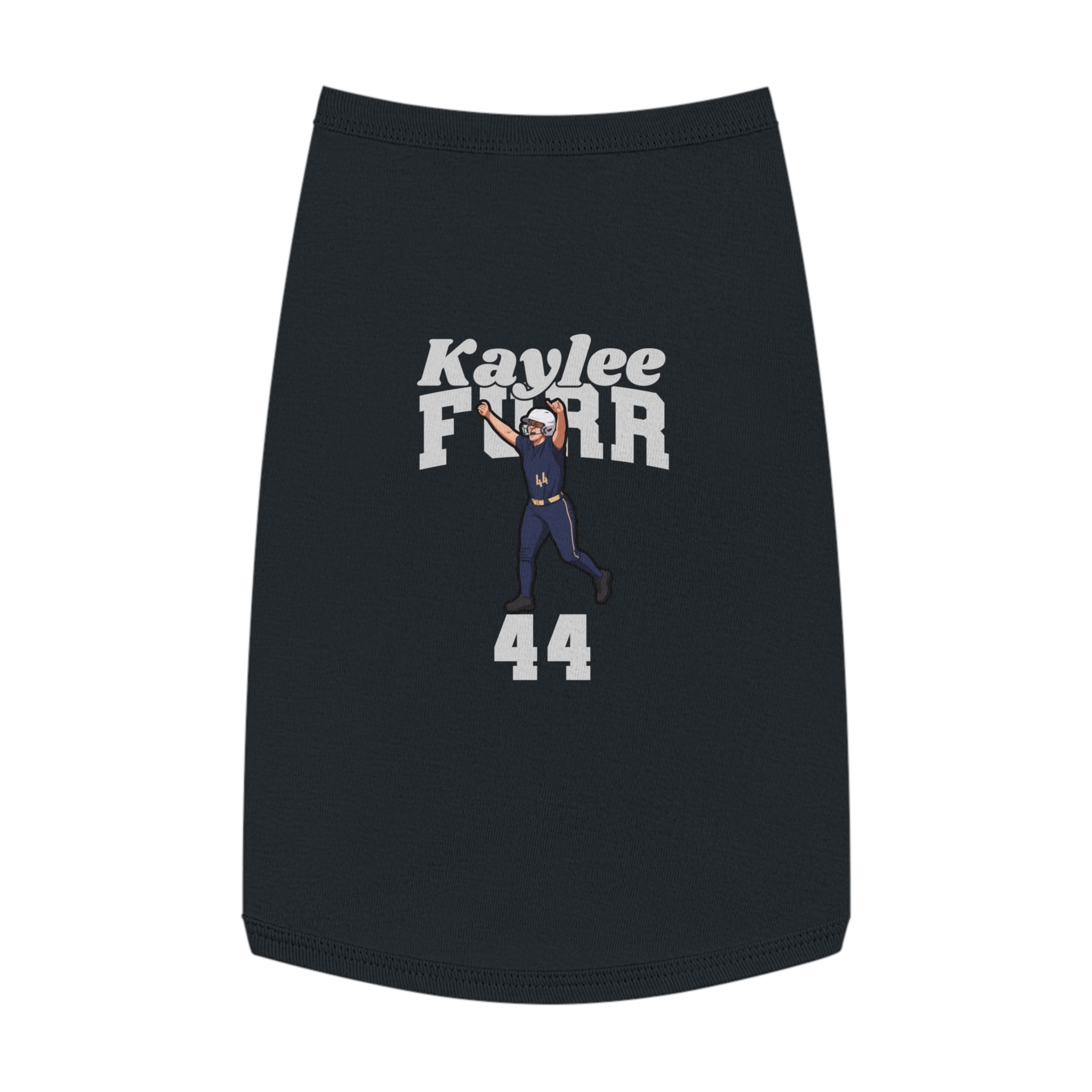 Pet Tank Top — character_signature_arch in Black