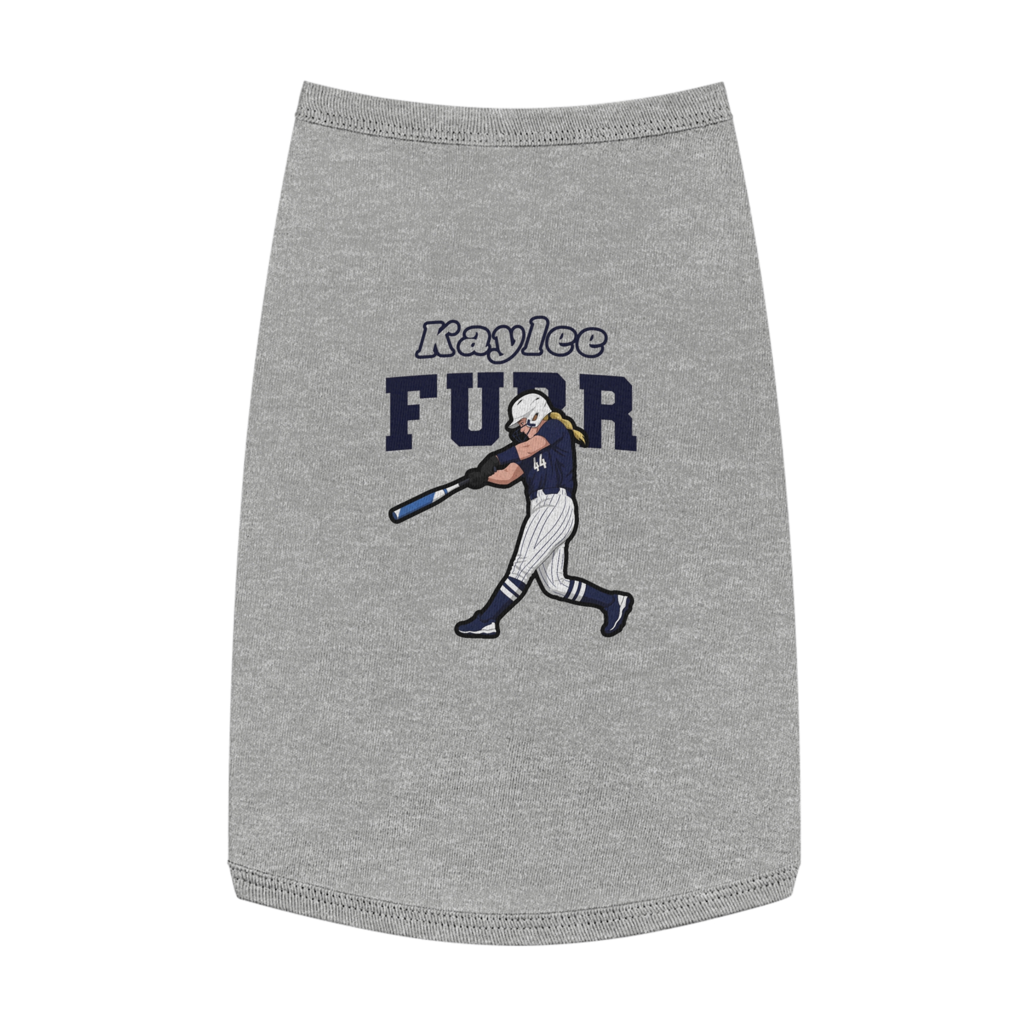 Pet Tank Top — character_name_arch in White