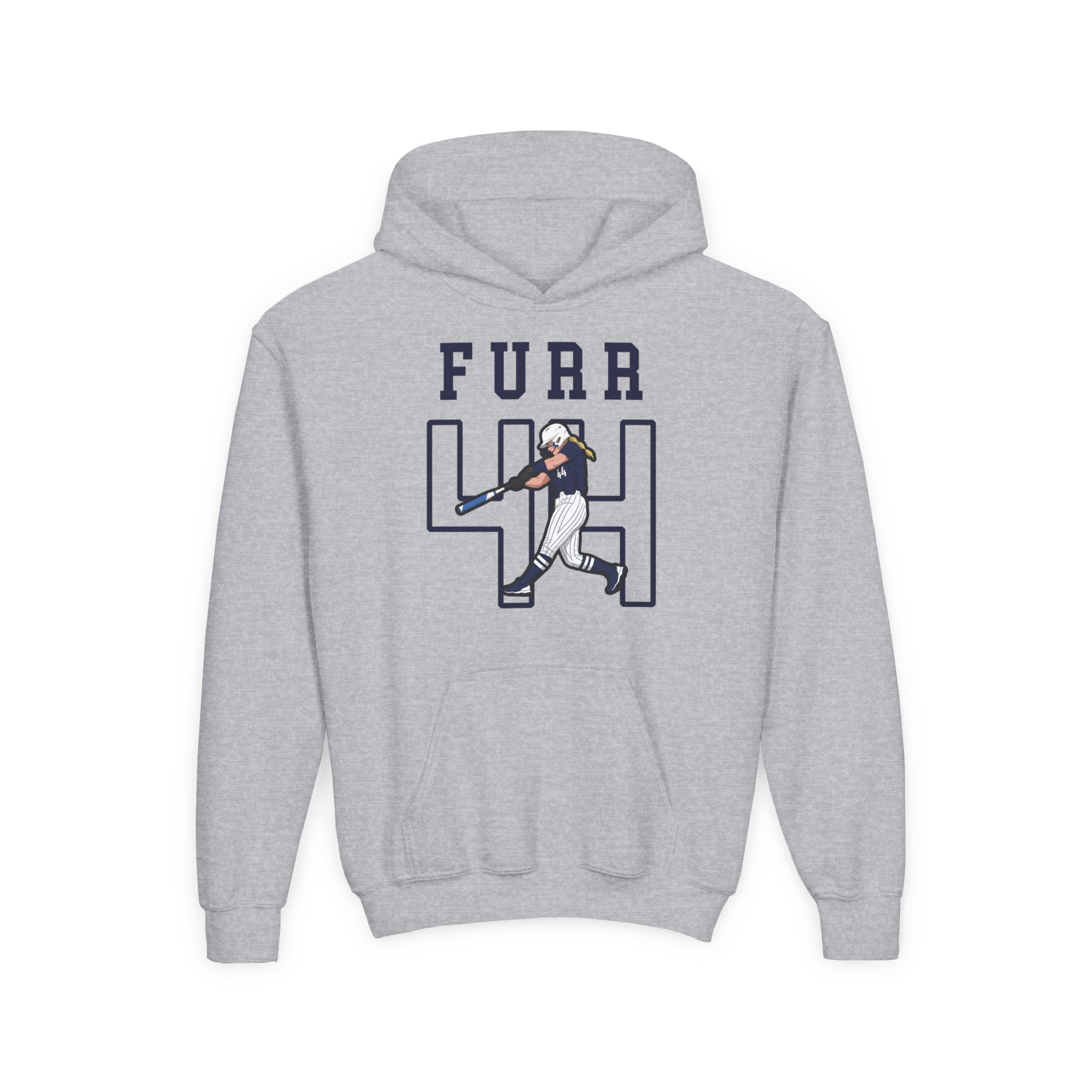 Youth Hoodie — character_shirsey in Grey