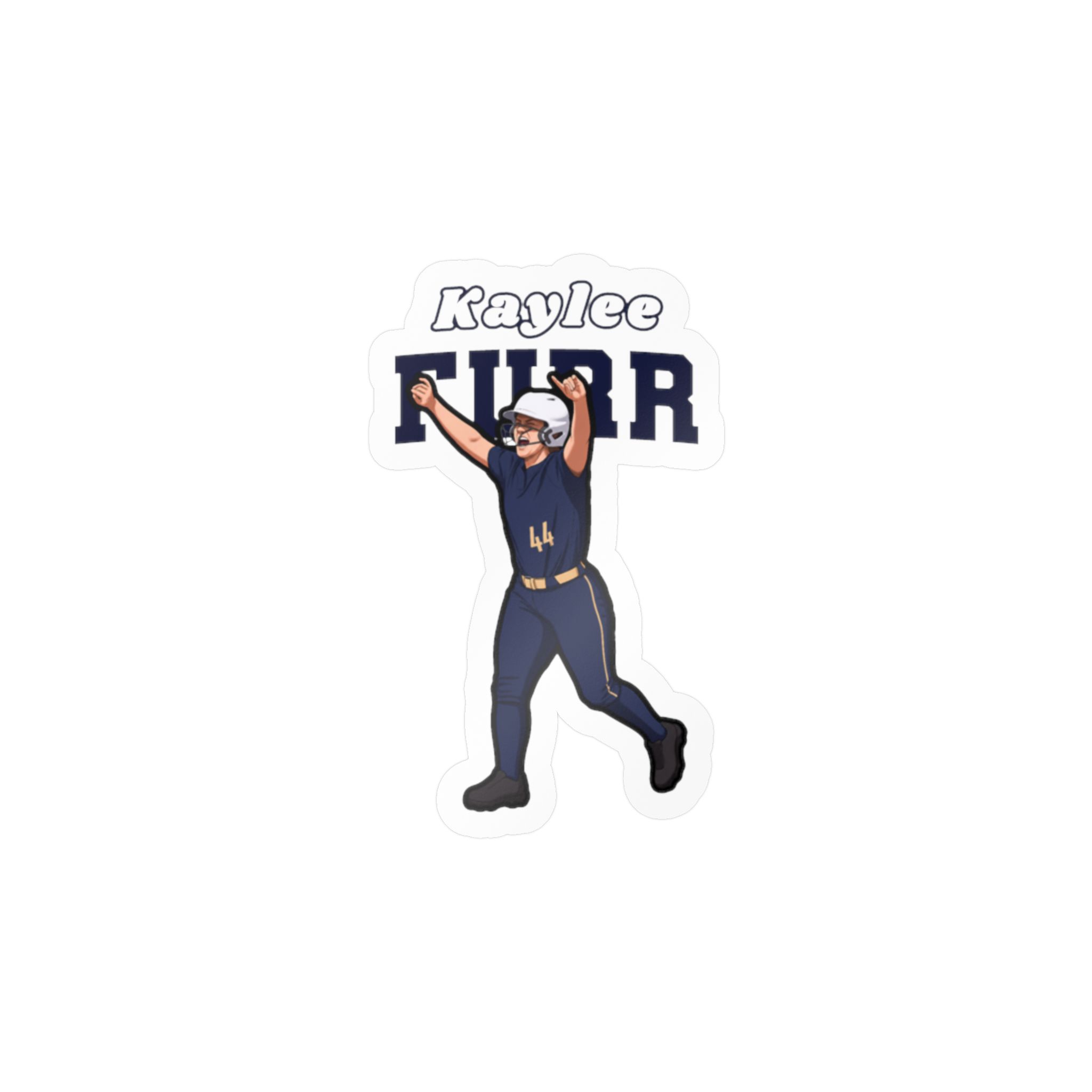 Vinyl Sticker — character_name_arch in Classic