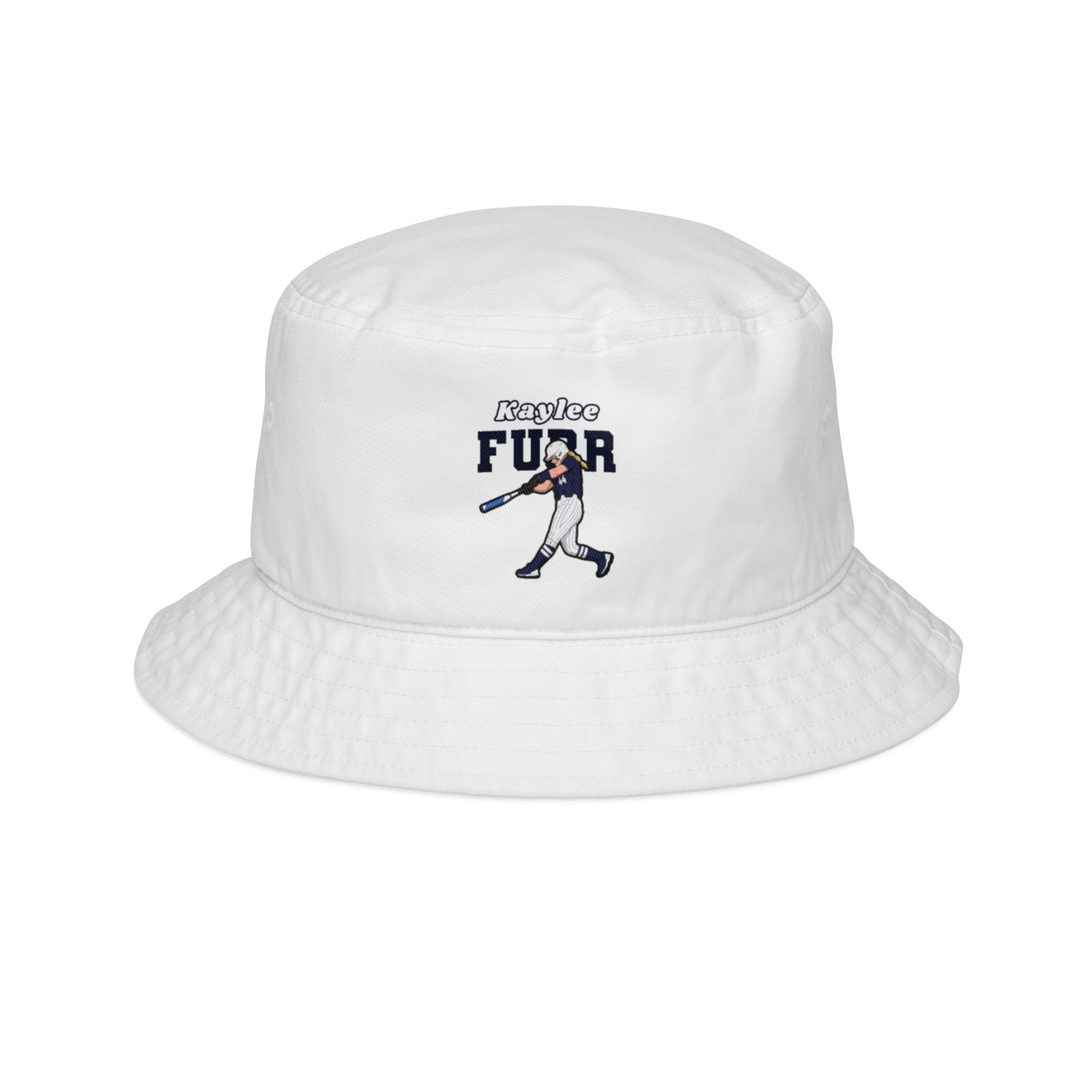 Bucket Hat — character_name_arch in White