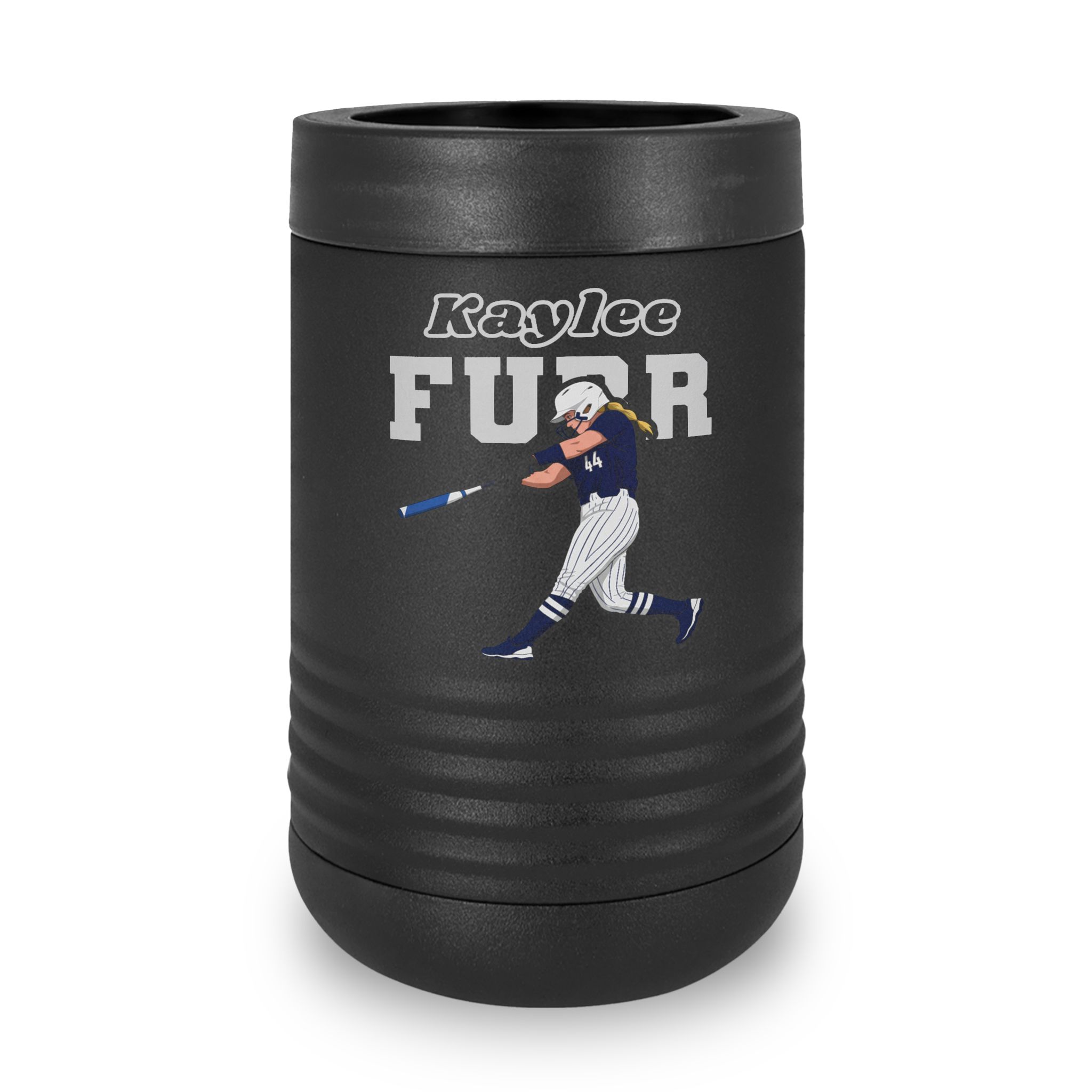 Stainless Can Cooler — character_name_arch in Black