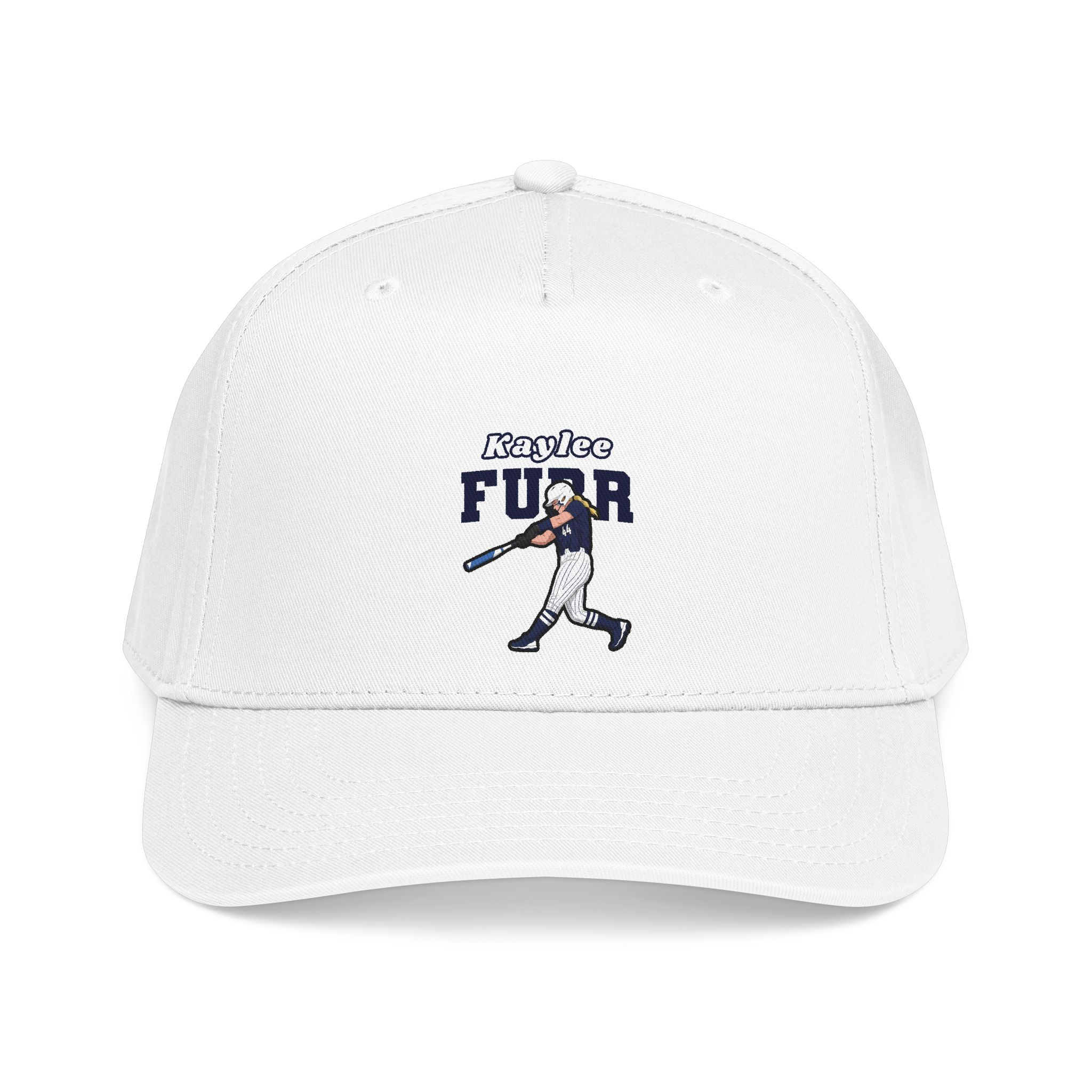 Baseball Cap — character_name_arch in White
