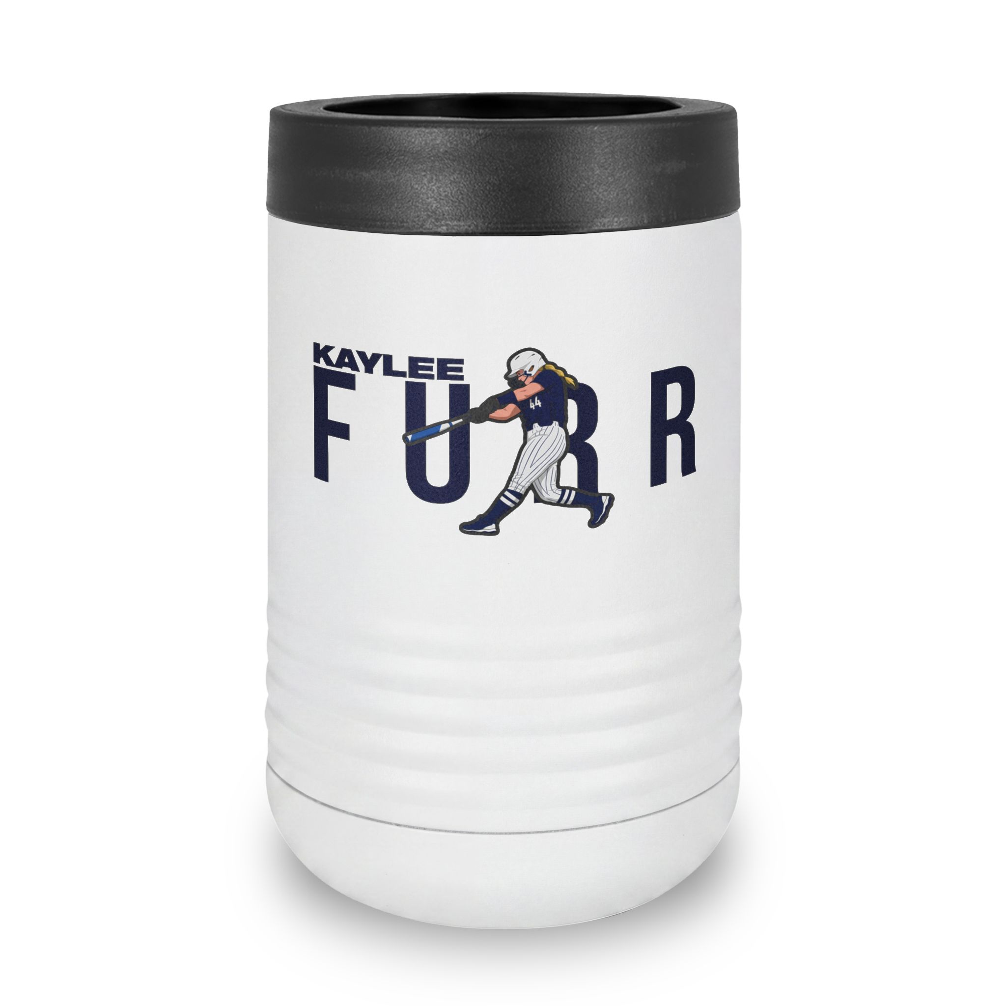 Stainless Can Cooler — character_player_name in White