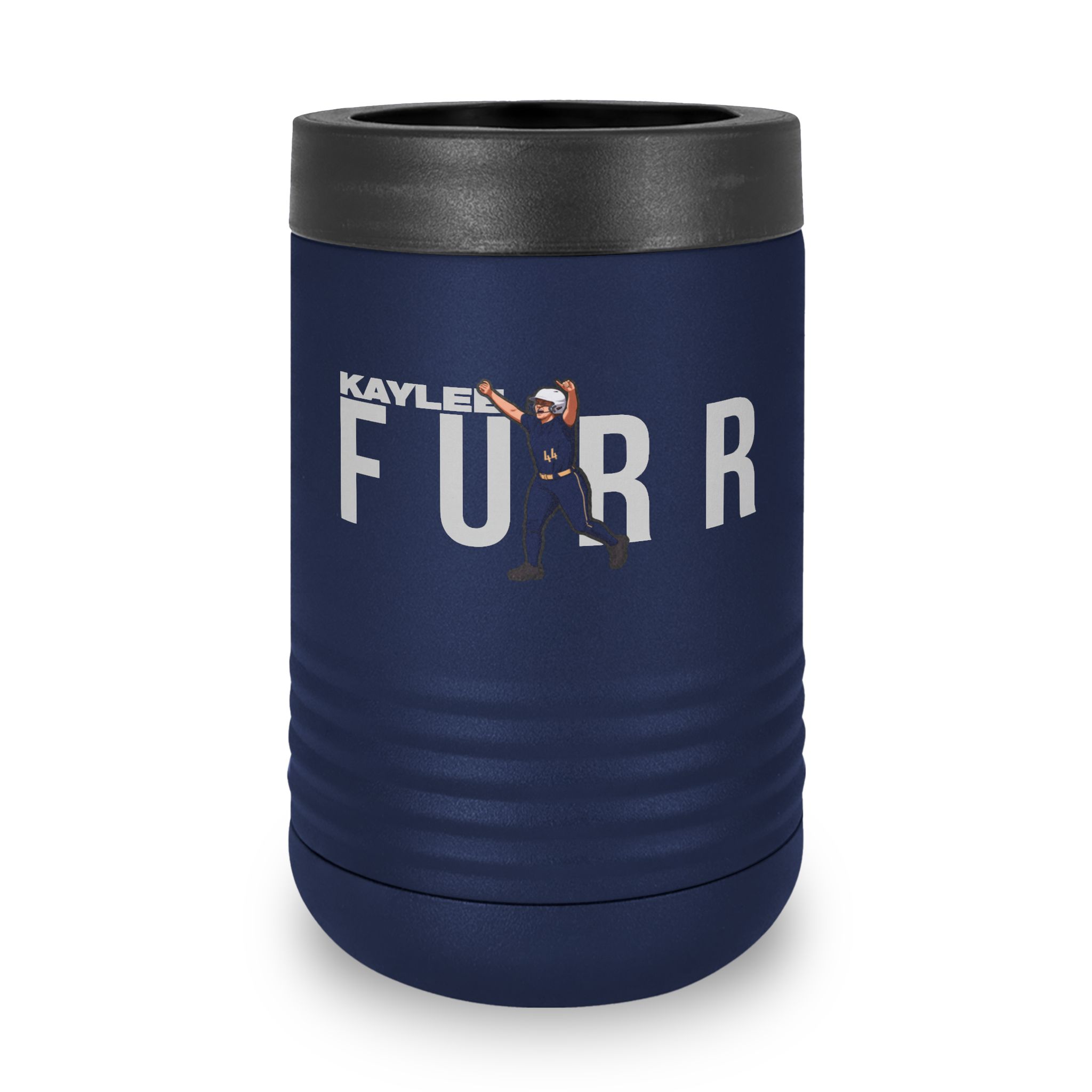 Stainless Can Cooler — character_player_name in Navy