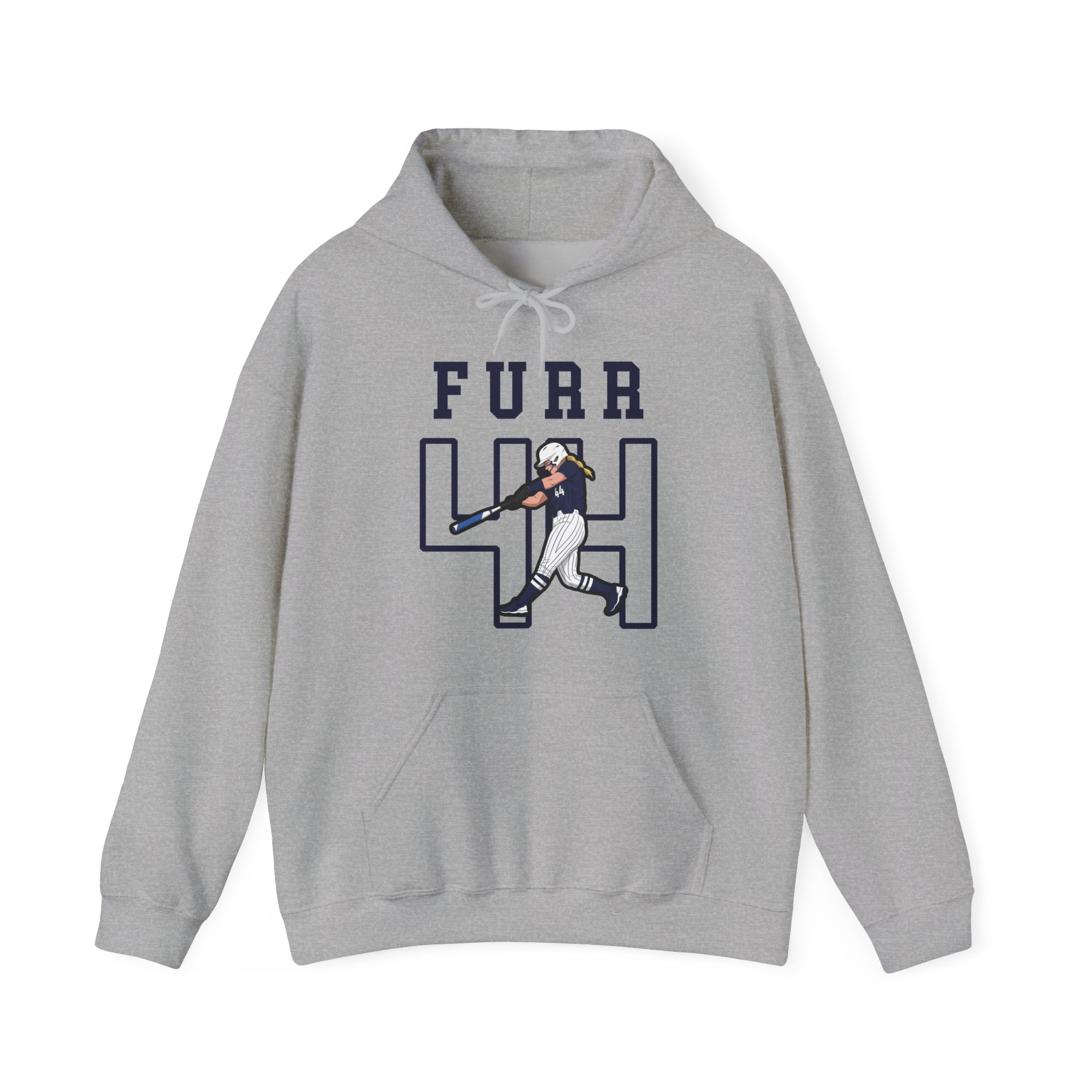 Hoodie — character_shirsey in Grey