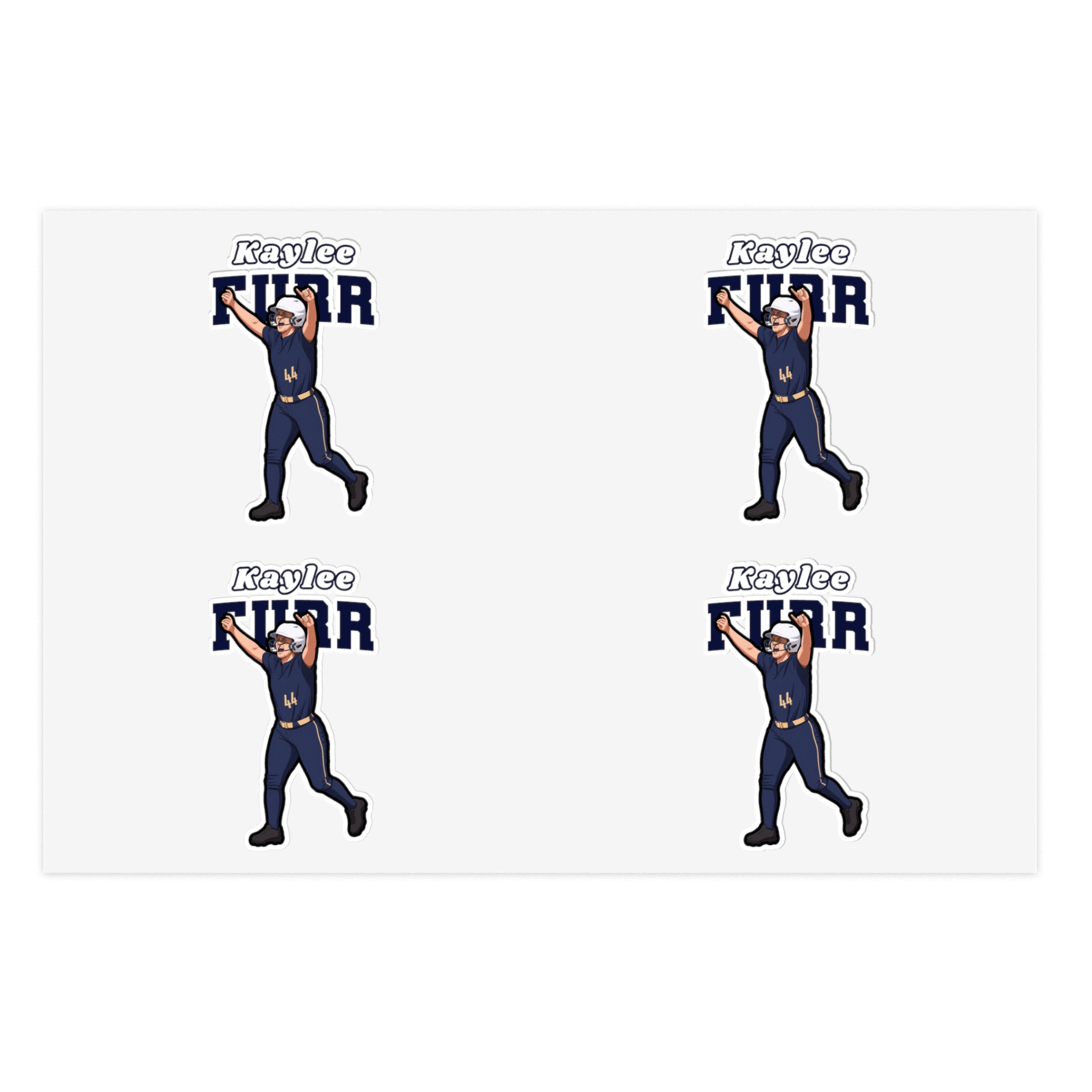 Sticker Sheet — character_name_arch in Classic