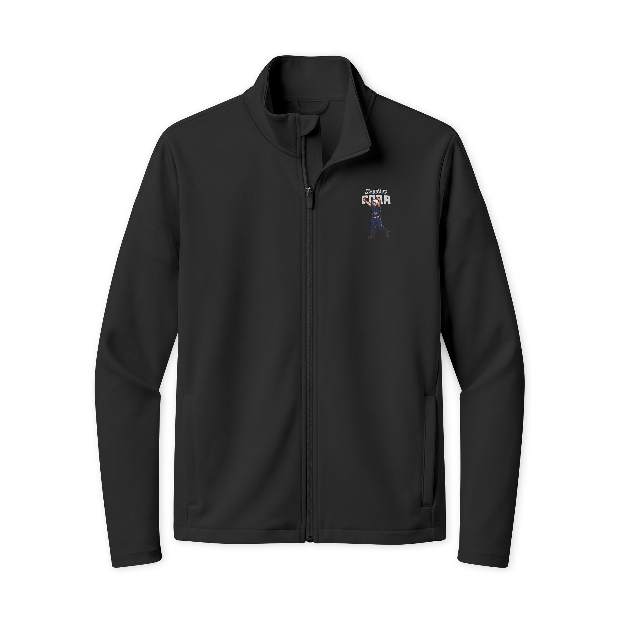 Travel Full-Zip Jacket — character_name_arch in Black/ Black