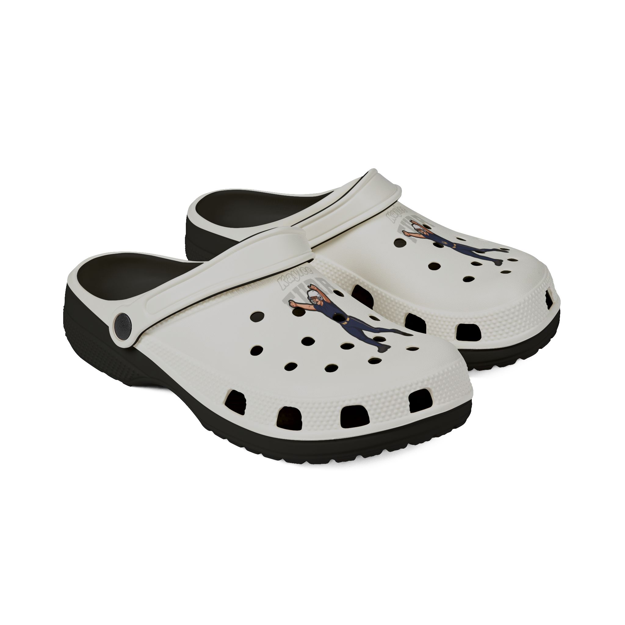 Rubber Clogs — character_name_arch in Black