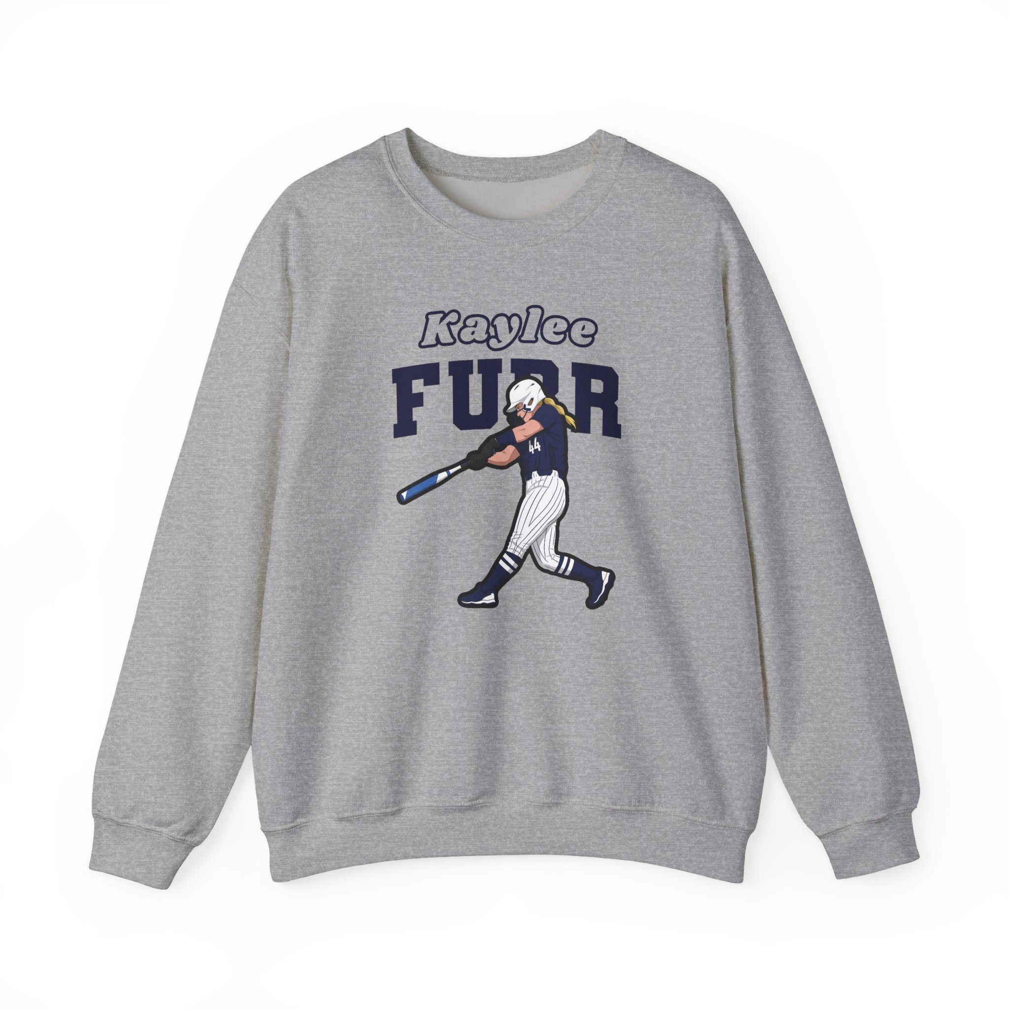 Crewneck Sweatshirt — character_name_arch in Grey