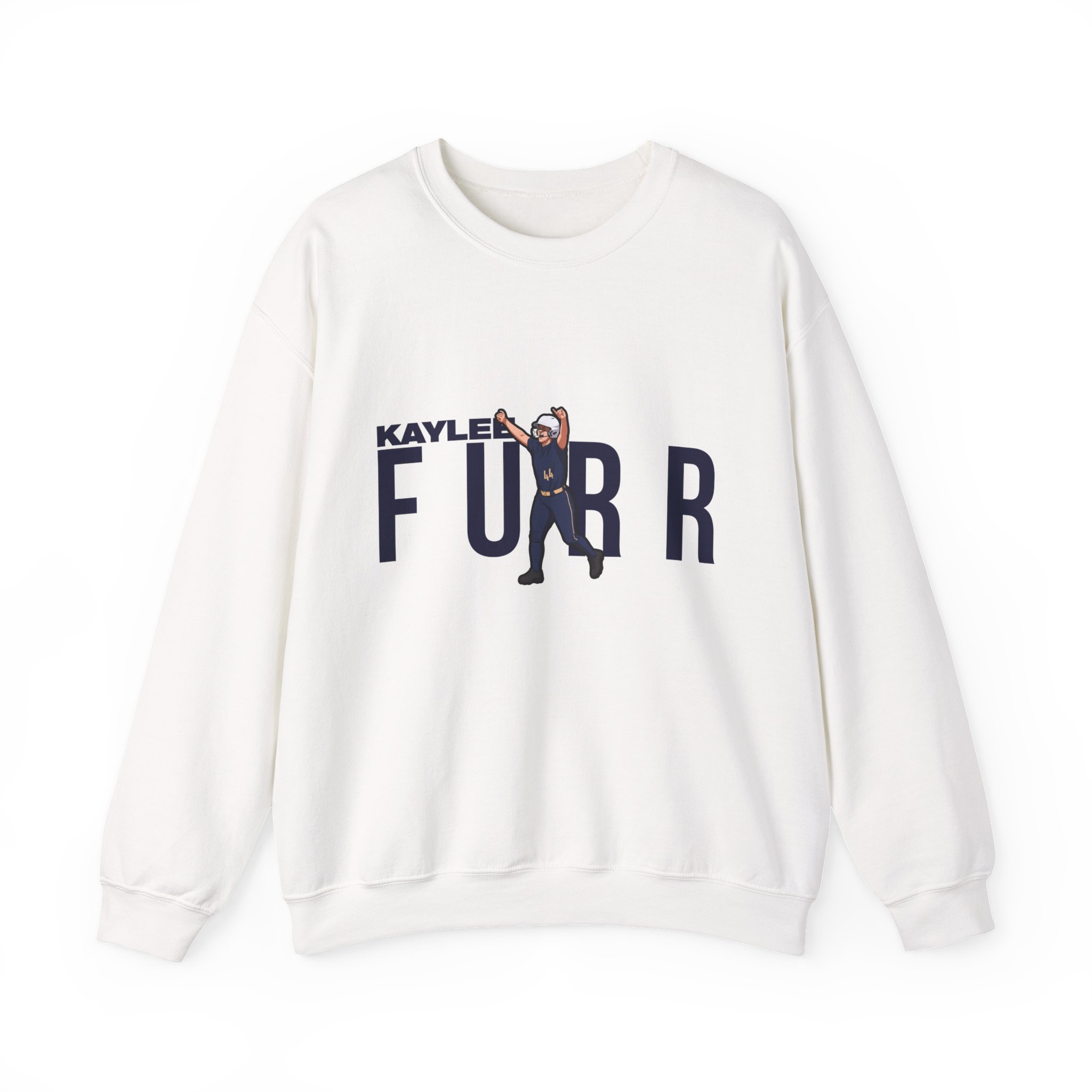 Crewneck Sweatshirt — character_player_name in White