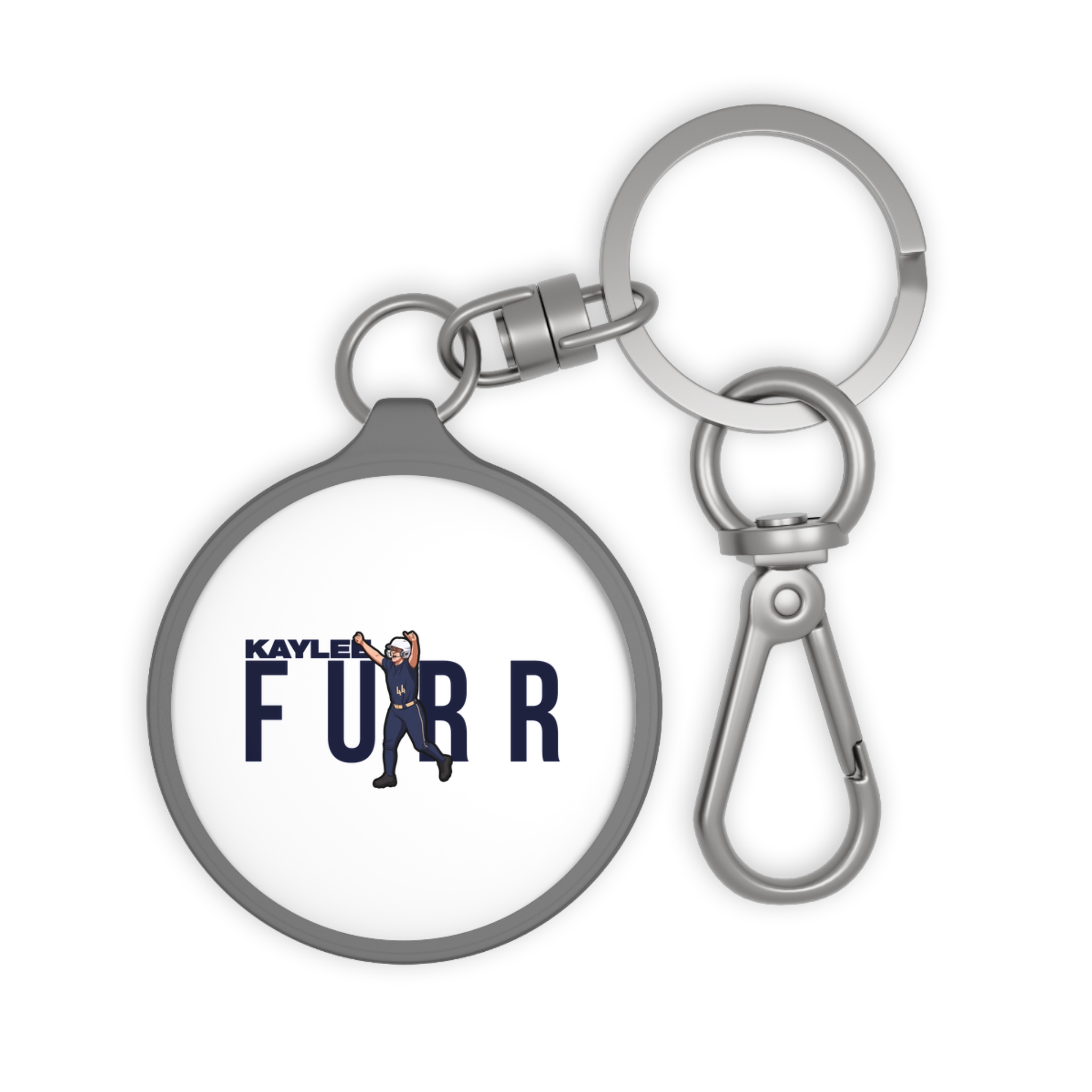 Keychain — character_player_name in Grey