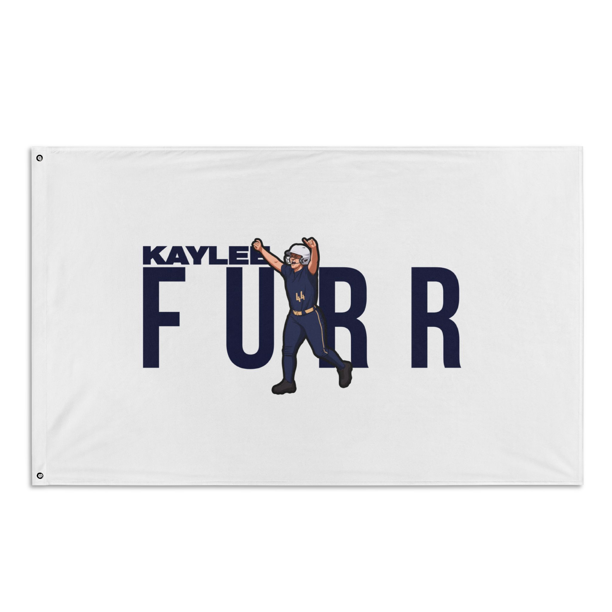 Flag (35 × 56 in) — character_player_name in Classic