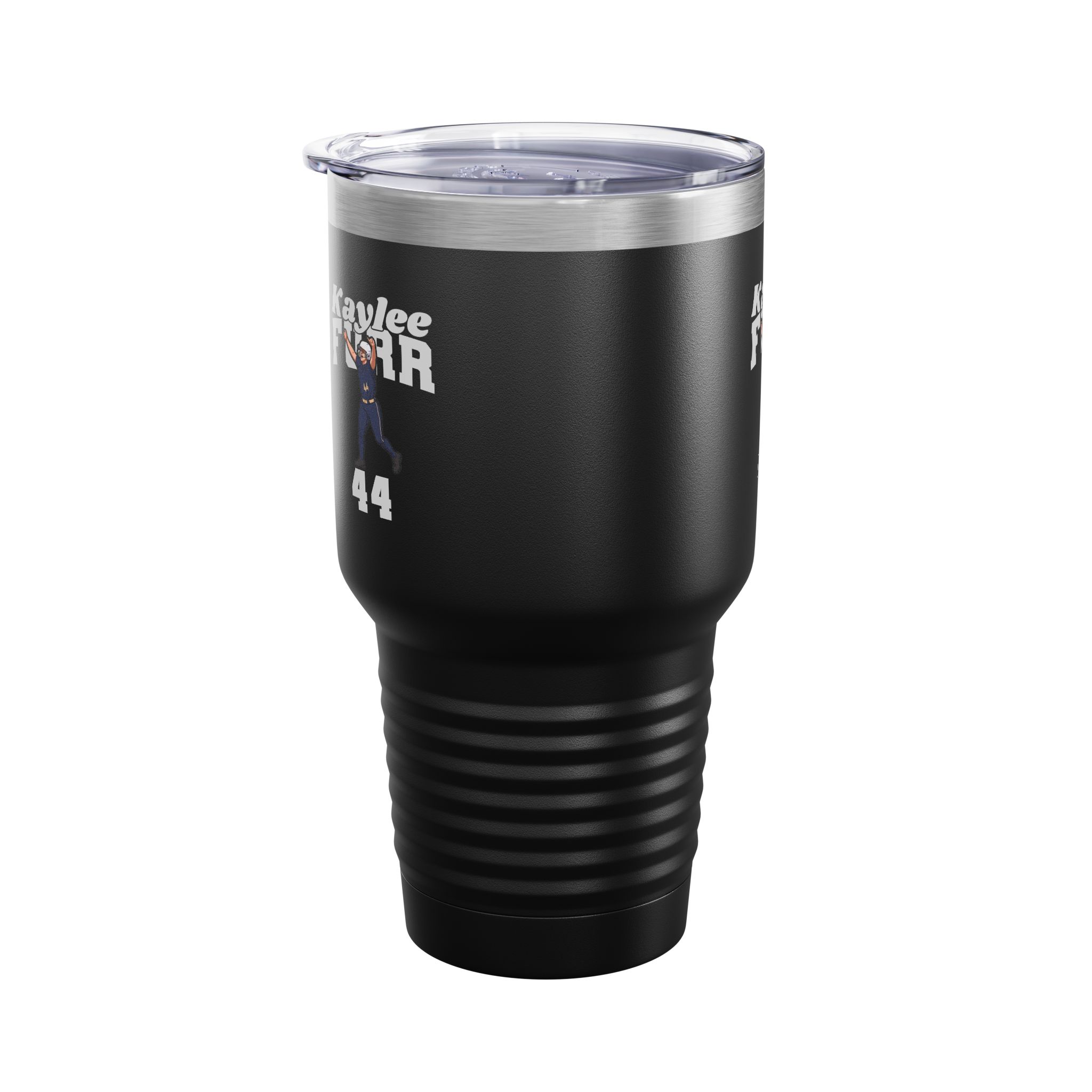 30oz Tumbler — character_signature_arch in Black