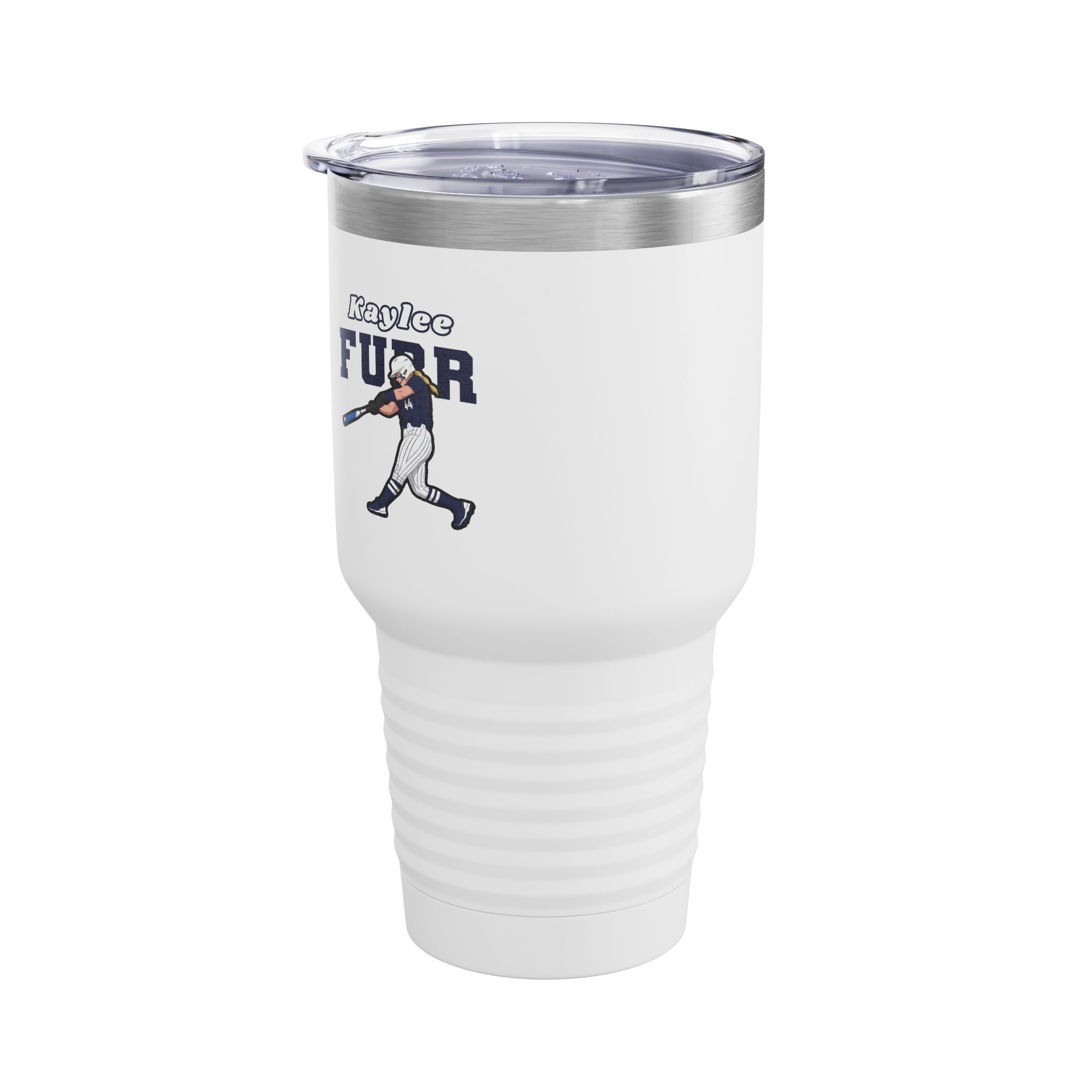 30oz Tumbler — character_name_arch in White