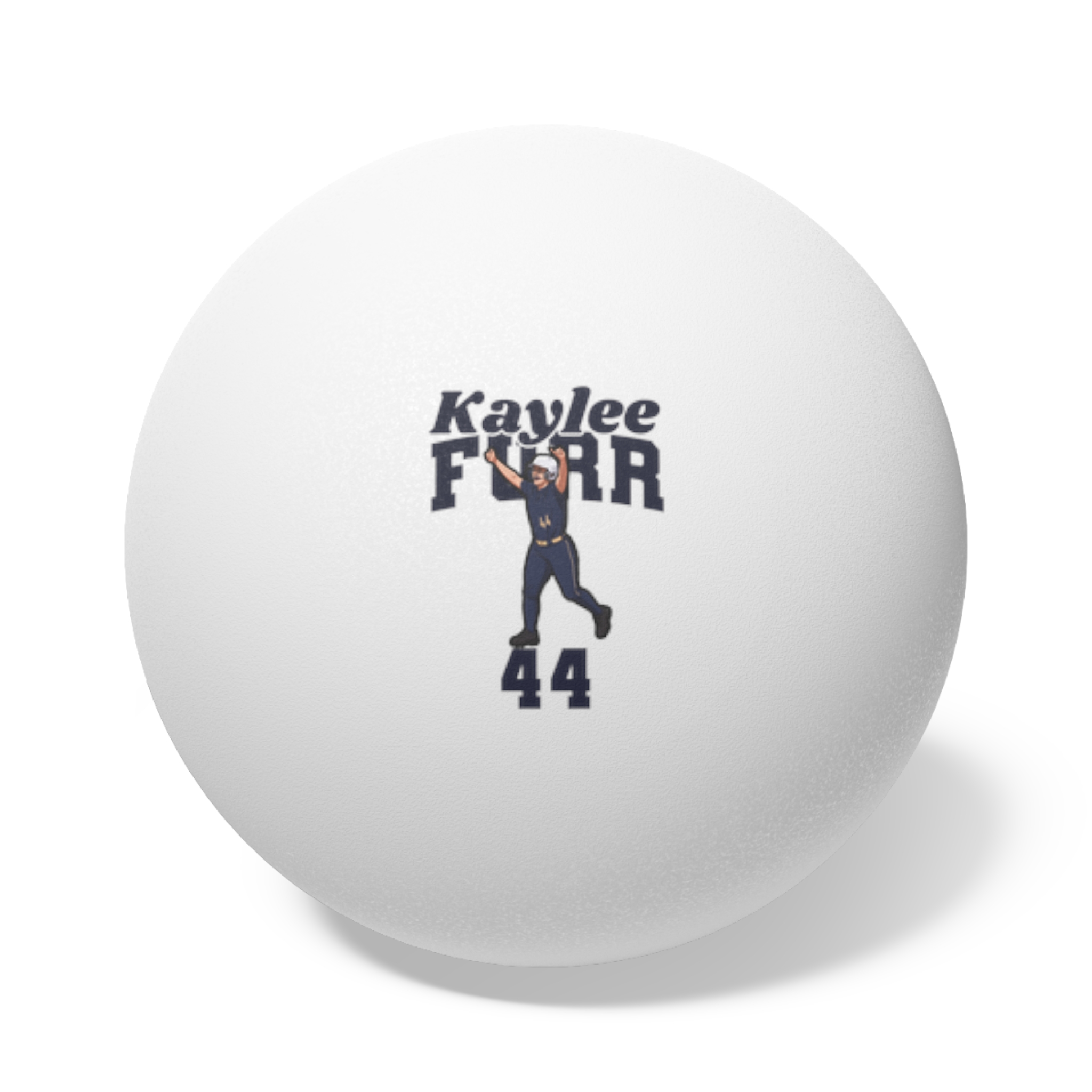 Ping Pong Balls, 6 pcs — character_signature_arch in White