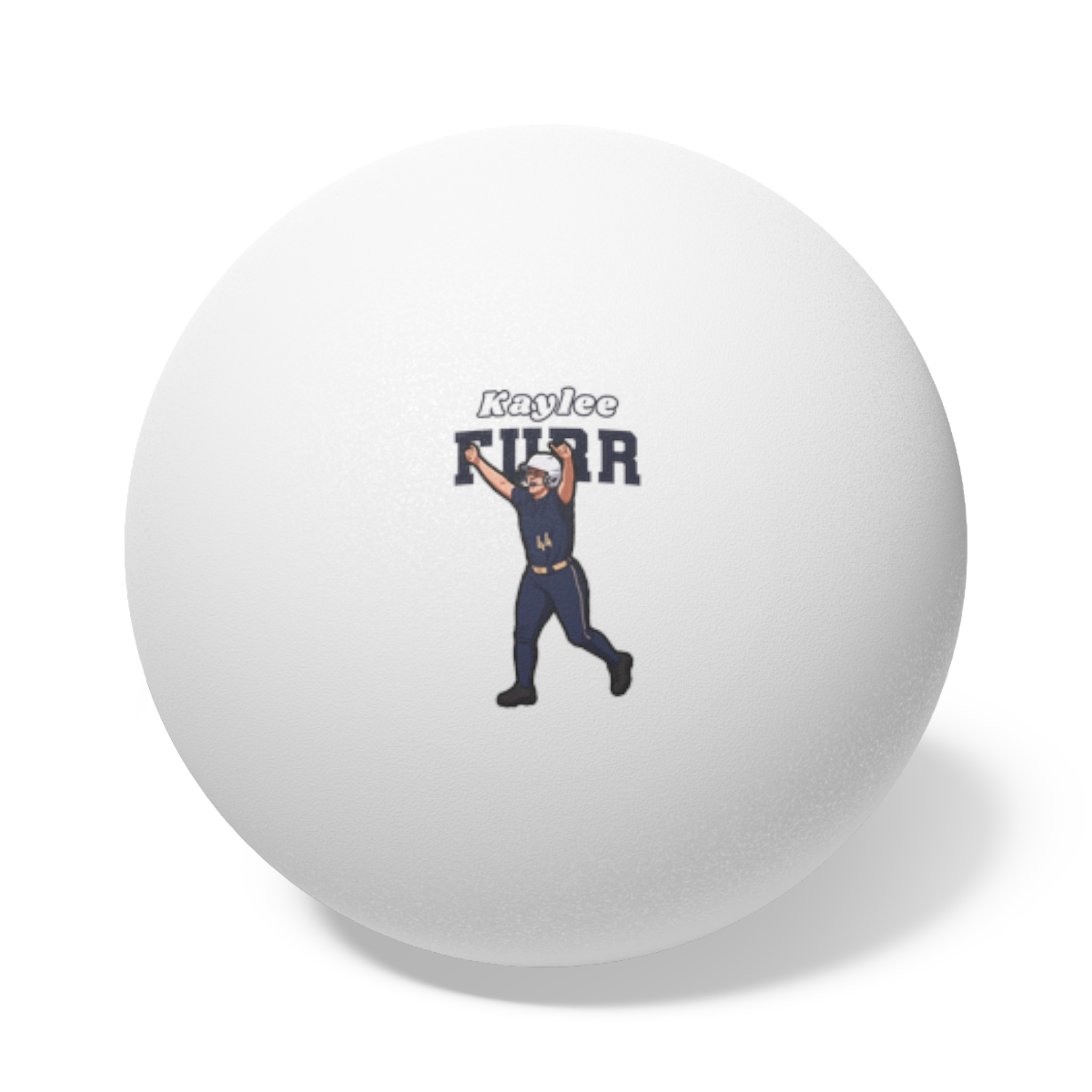 Ping Pong Balls, 6 pcs — character_name_arch in White