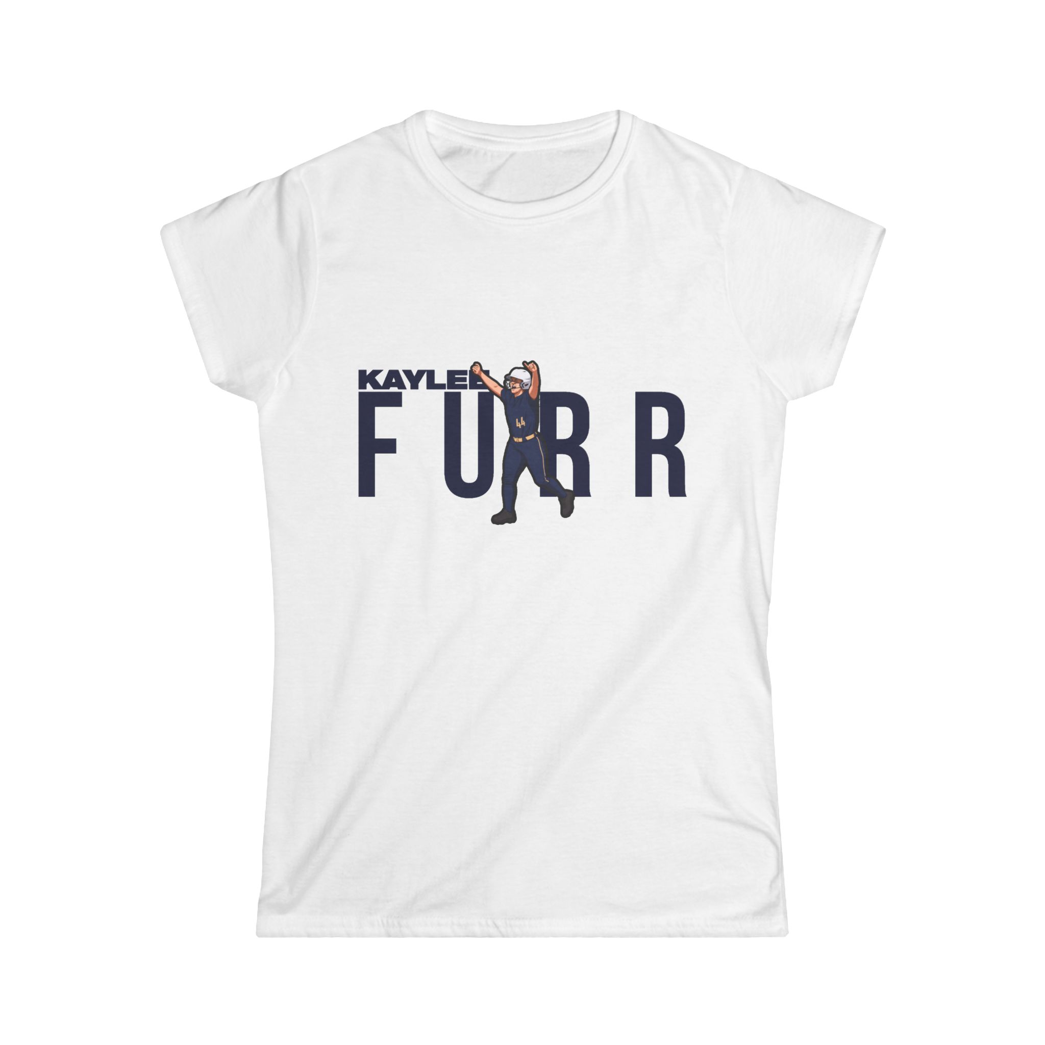 Women's Softstyle Tee — character_player_name in White