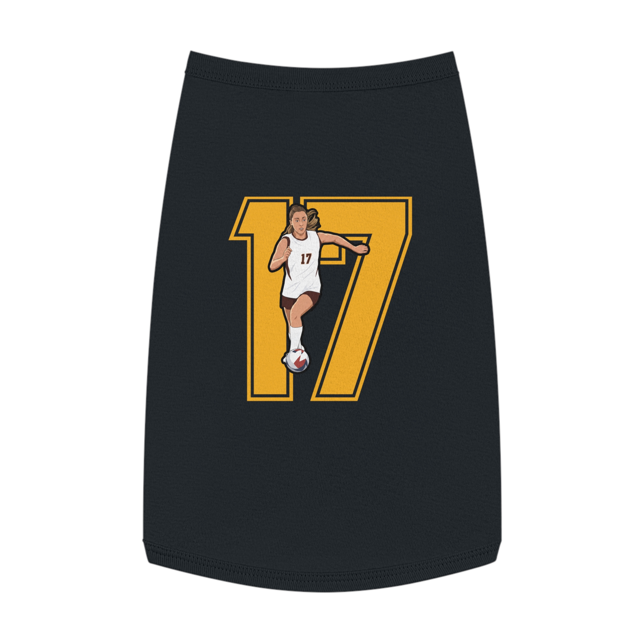 Pet Tank Top — character_number in Black