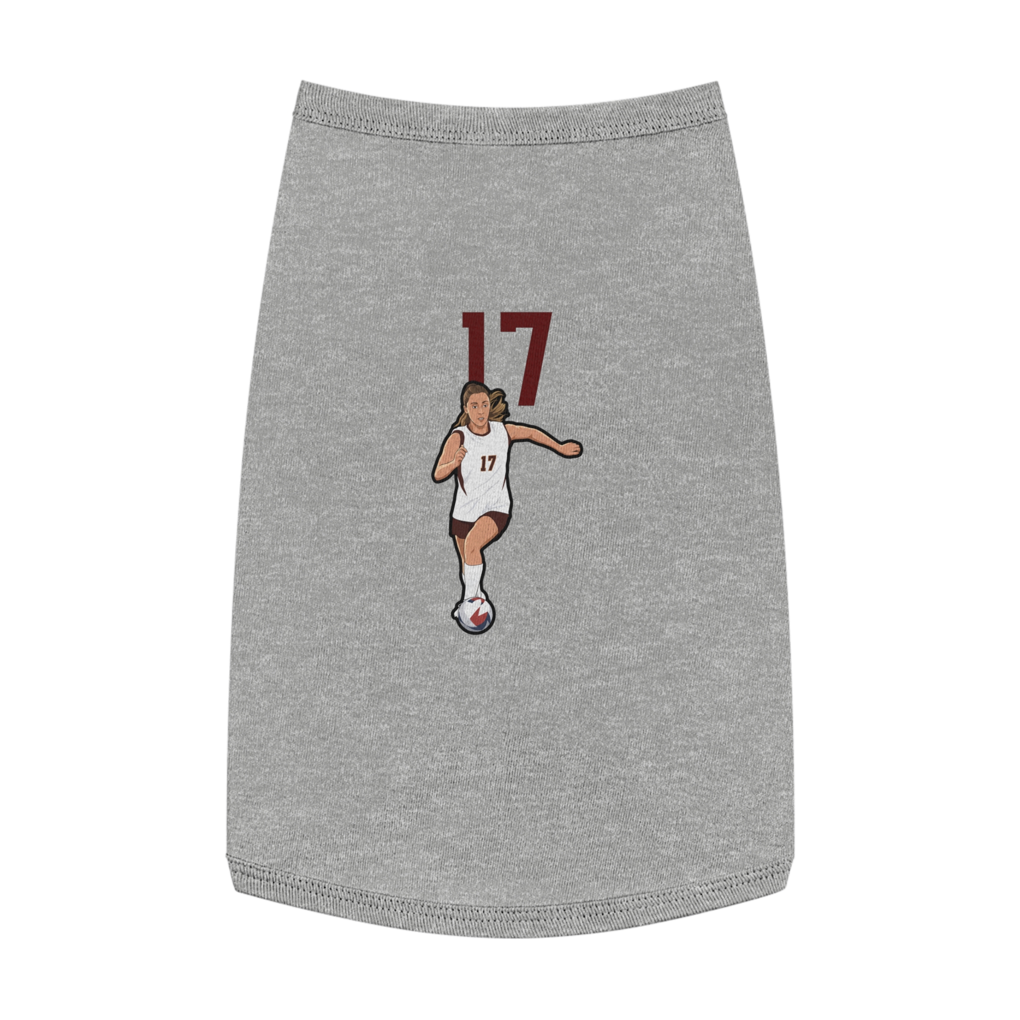 Pet Tank Top — character_number_top in White