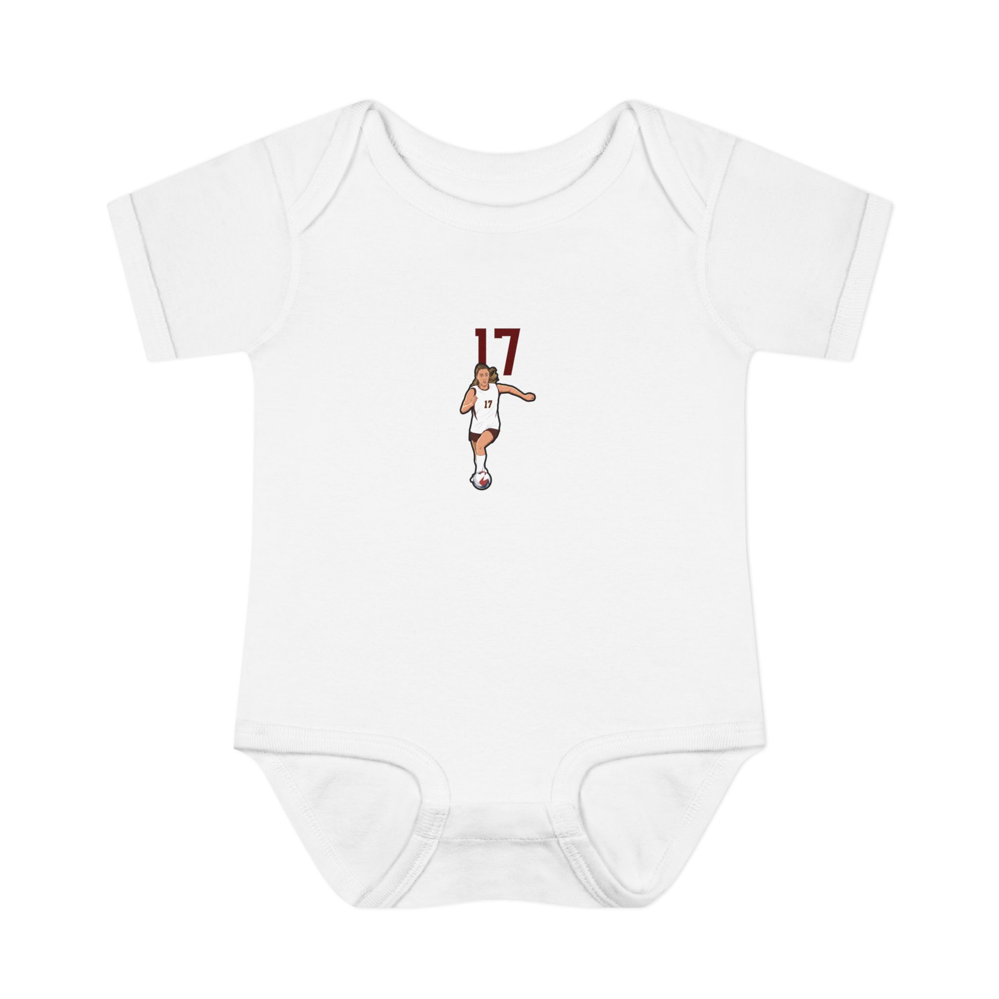 Baby Onesie — character_number_top in White