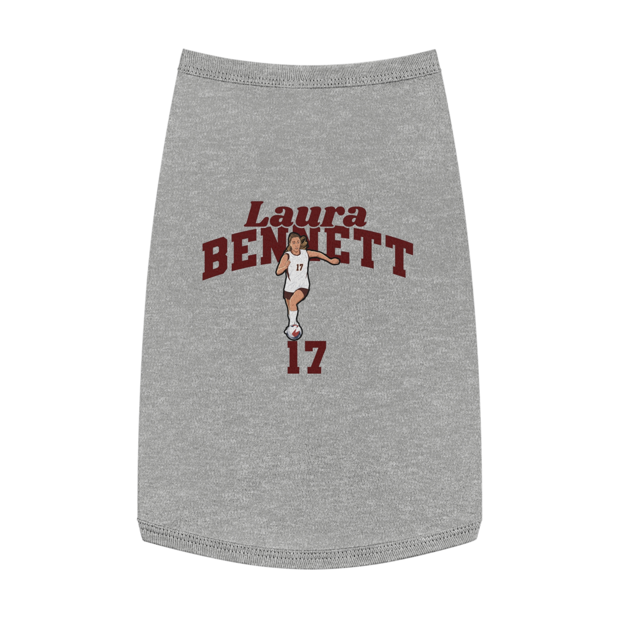 Pet Tank Top — character_signature_arch in White