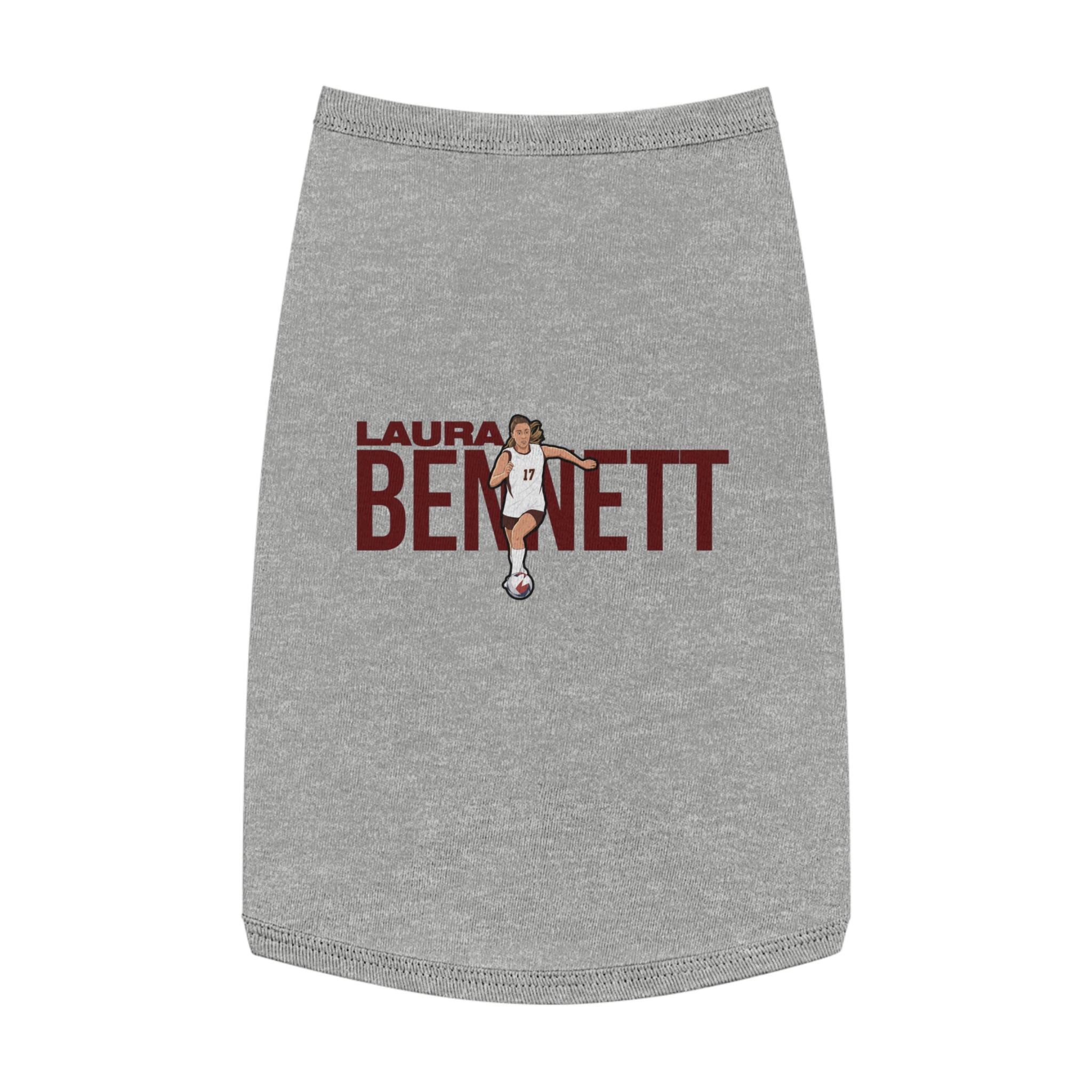 Pet Tank Top — character_player_name in White