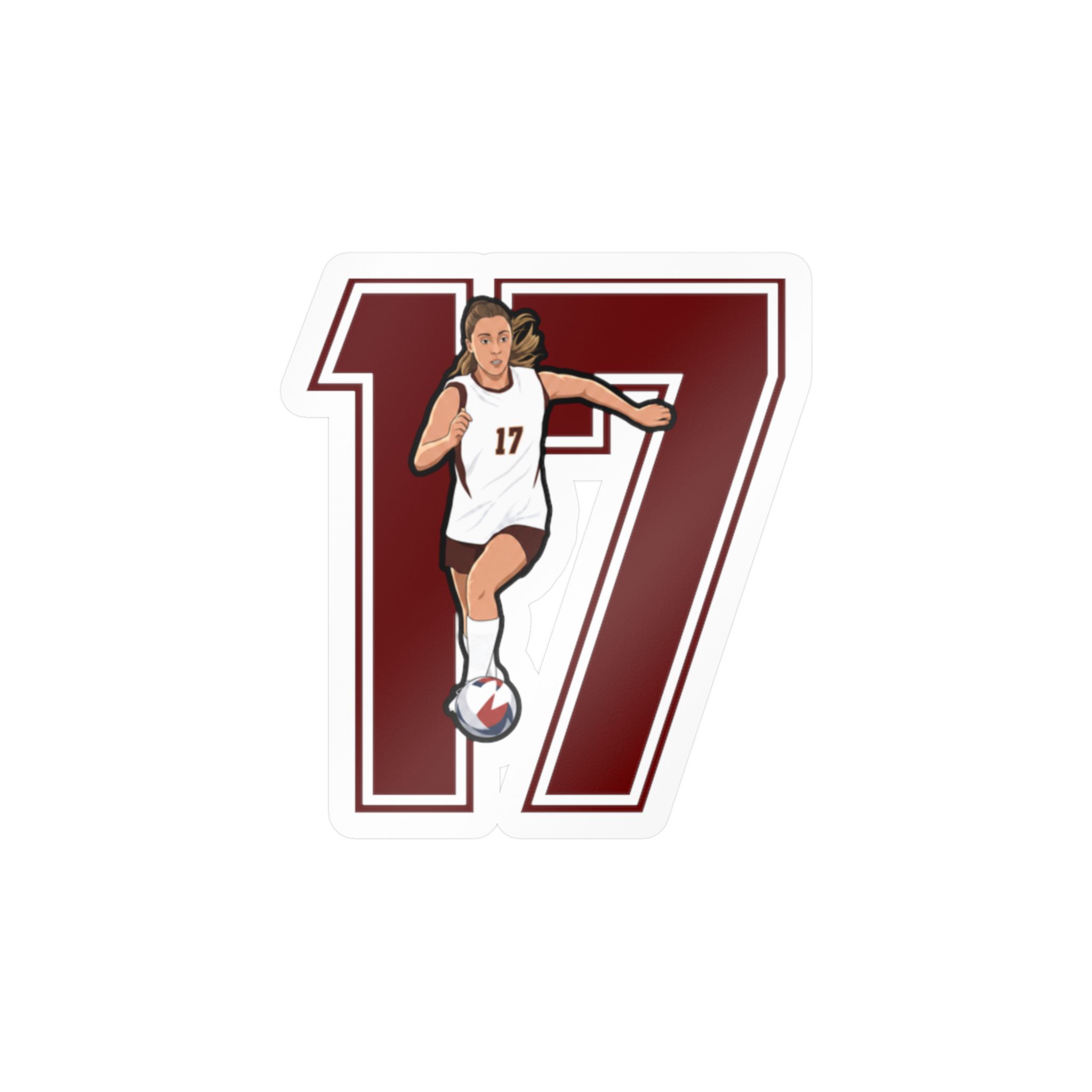 Vinyl Sticker — character_number in Classic