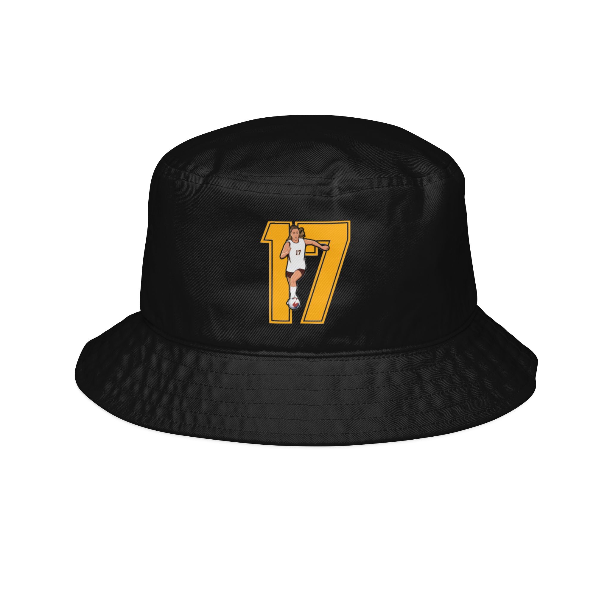 Bucket Hat — character_number in Black