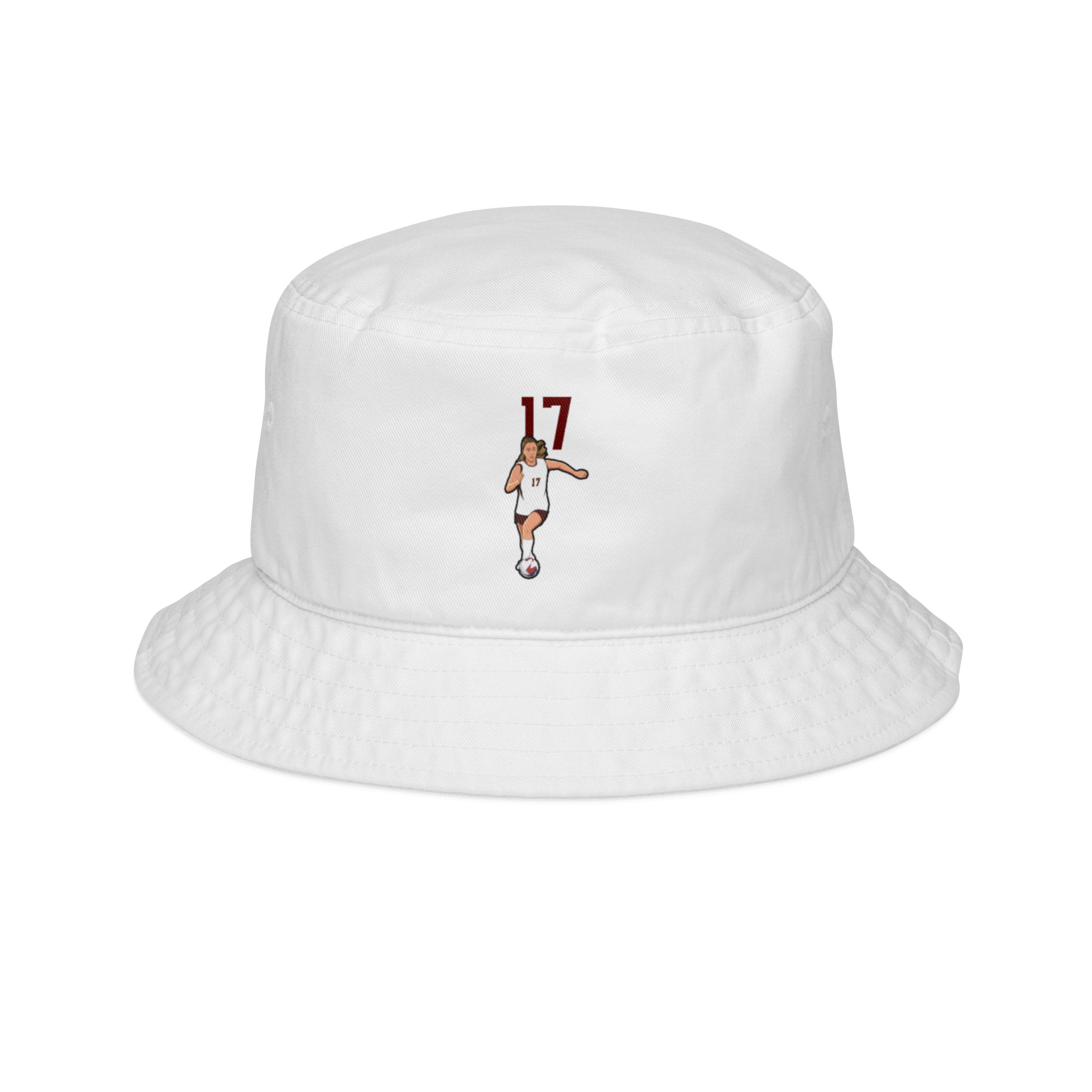 Bucket Hat — character_number_top in White
