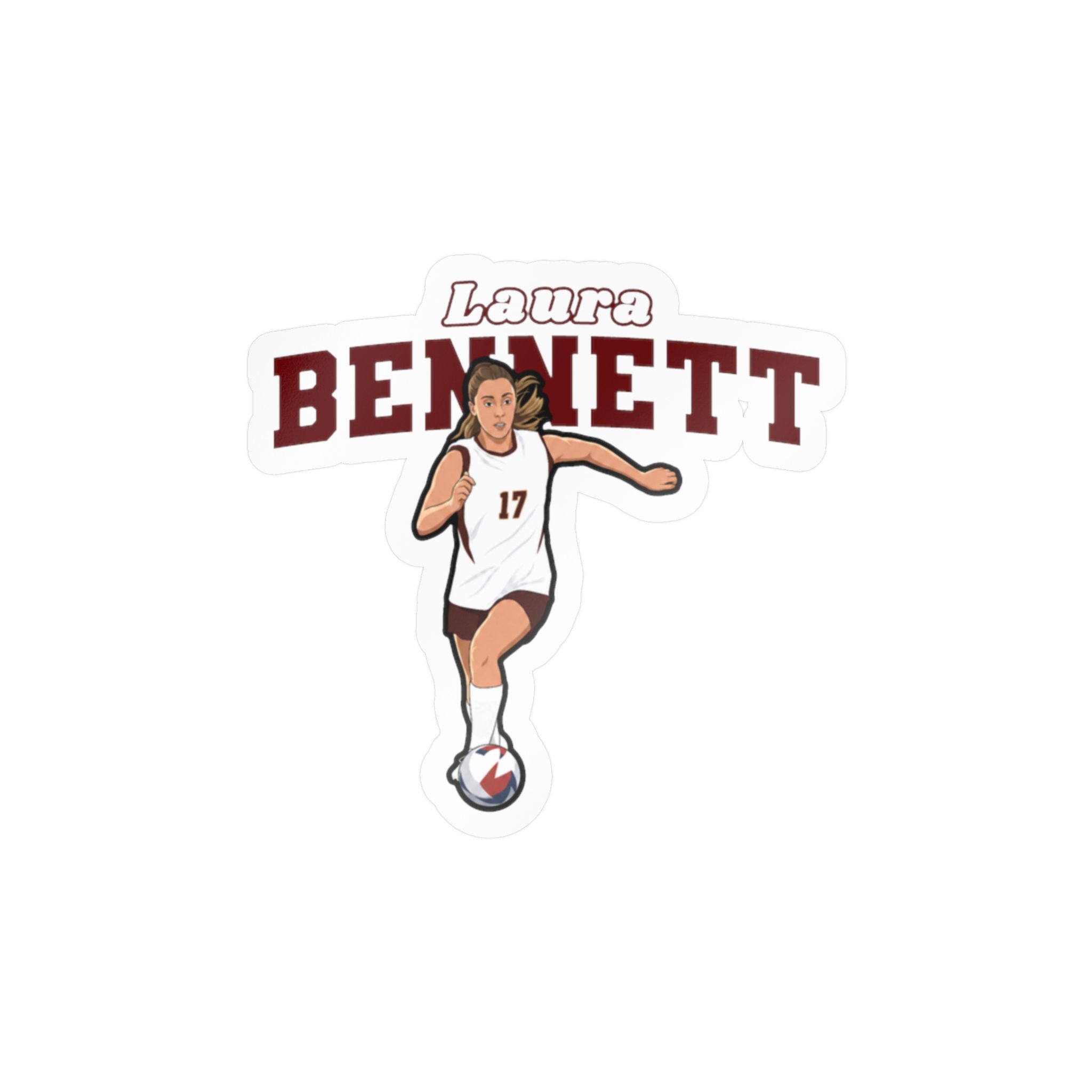 Vinyl Sticker — character_name_arch in Classic