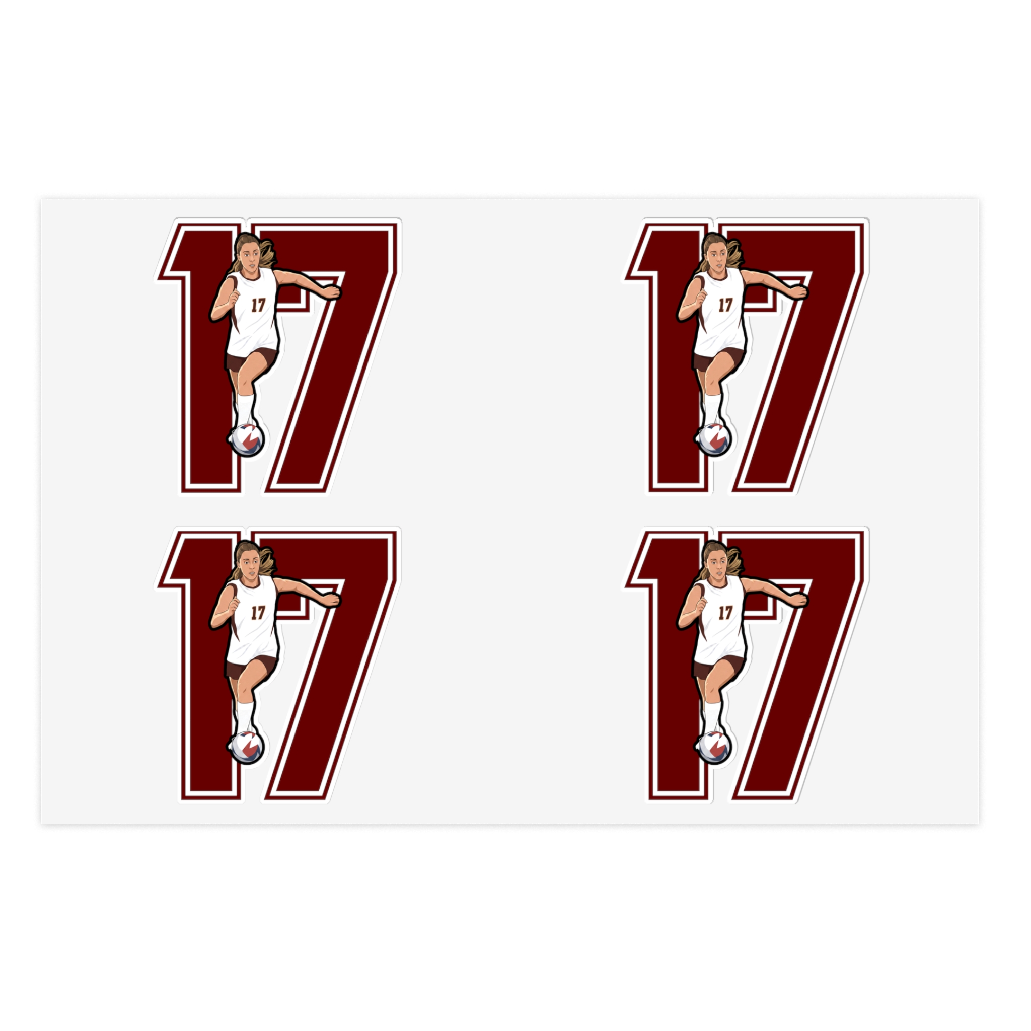 Sticker Sheet — character_number in Classic