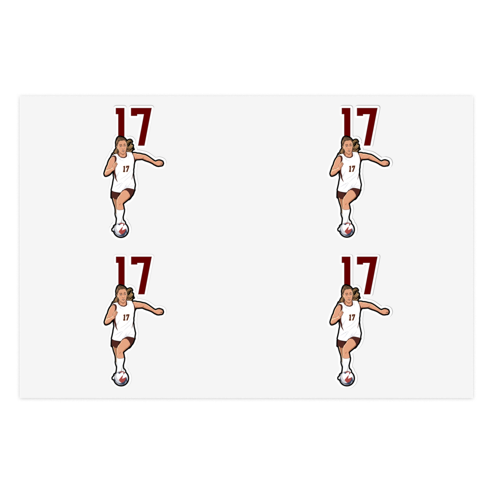 Sticker Sheet — character_number_top in Classic