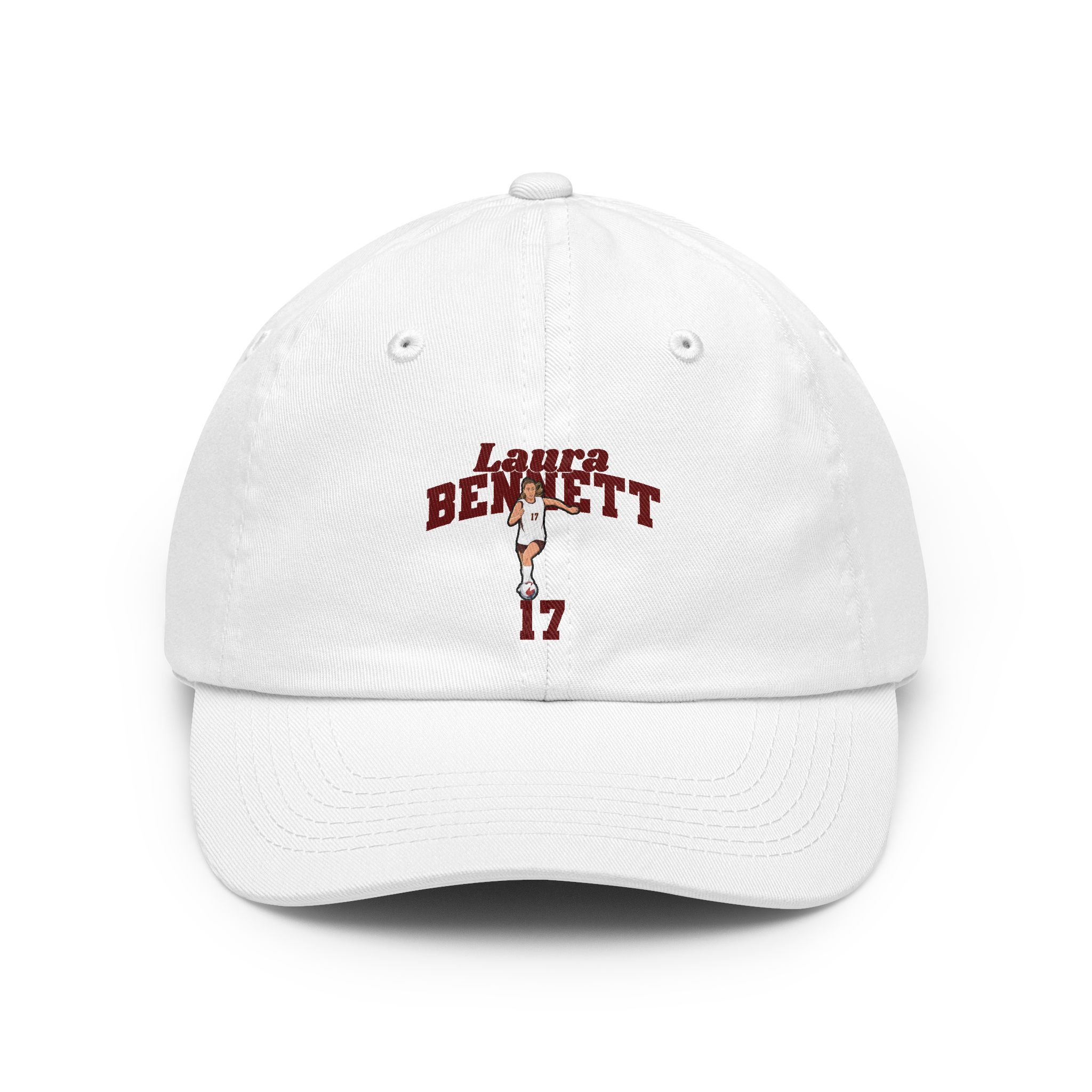 Classic Cap — character_signature_arch in White