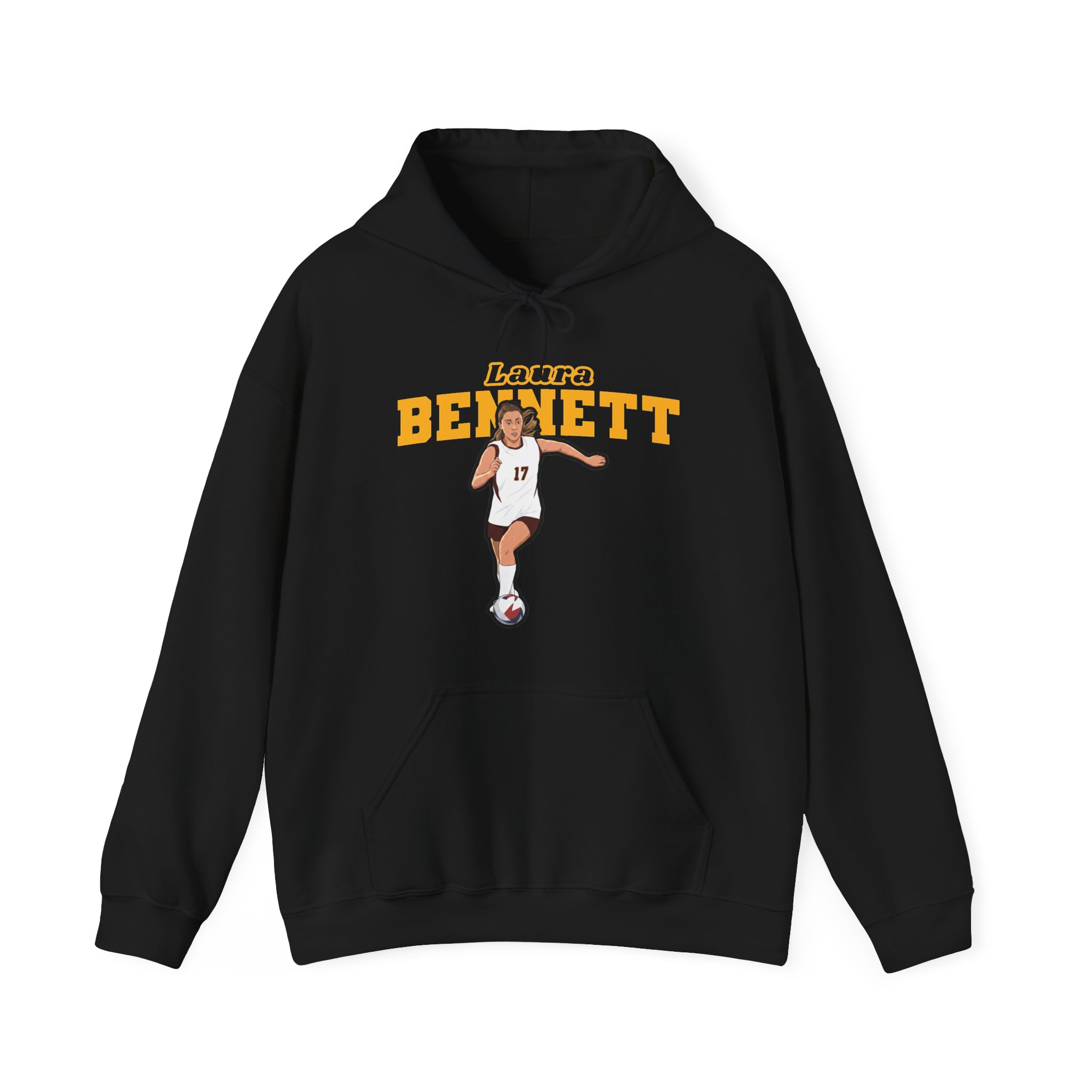 Hoodie — character_name_arch in Black