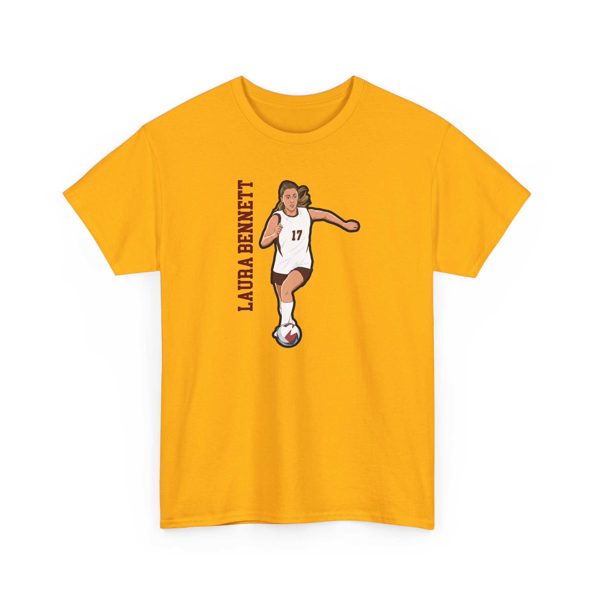 Tee — character_name_vertical in Gold