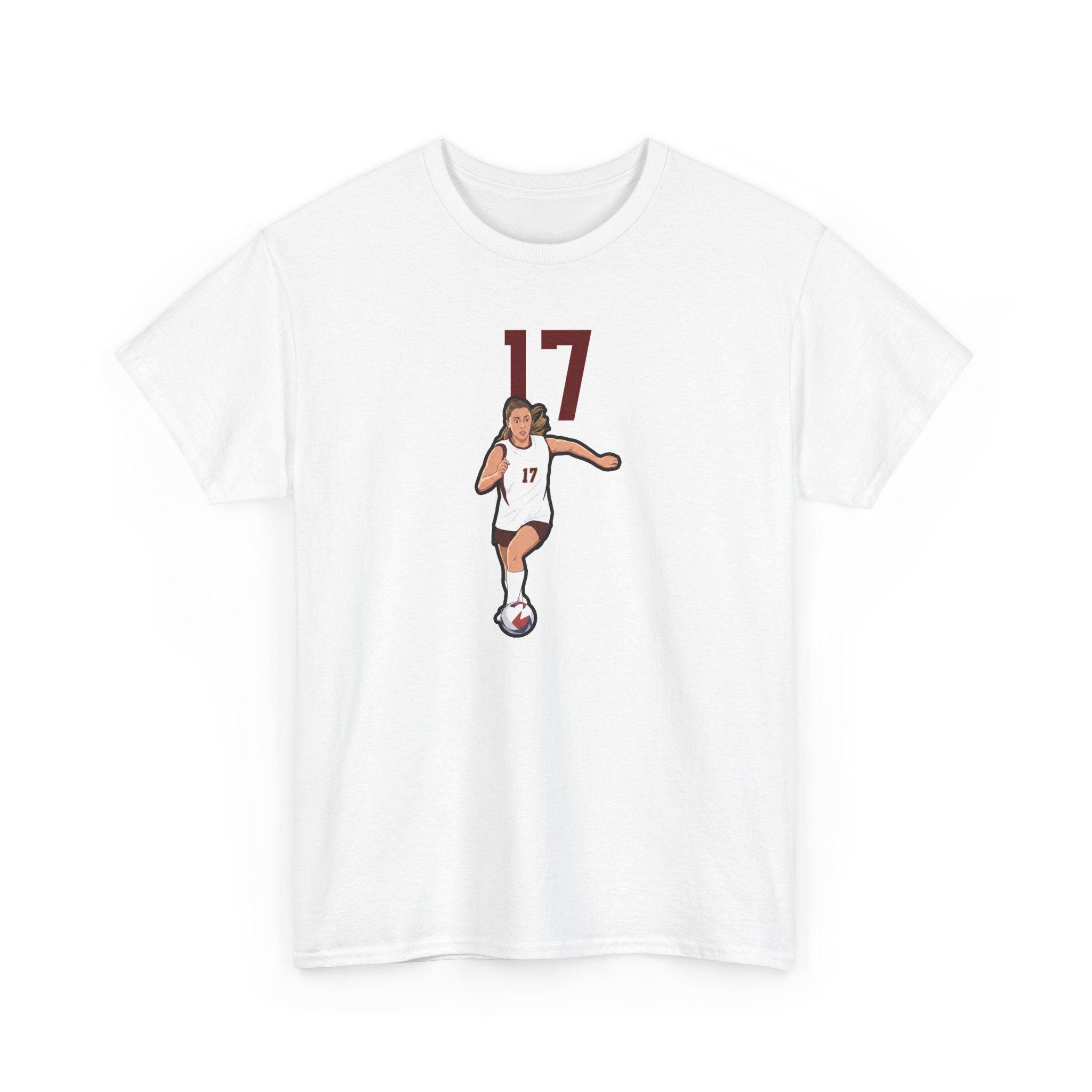 Tee — character_number_top in White