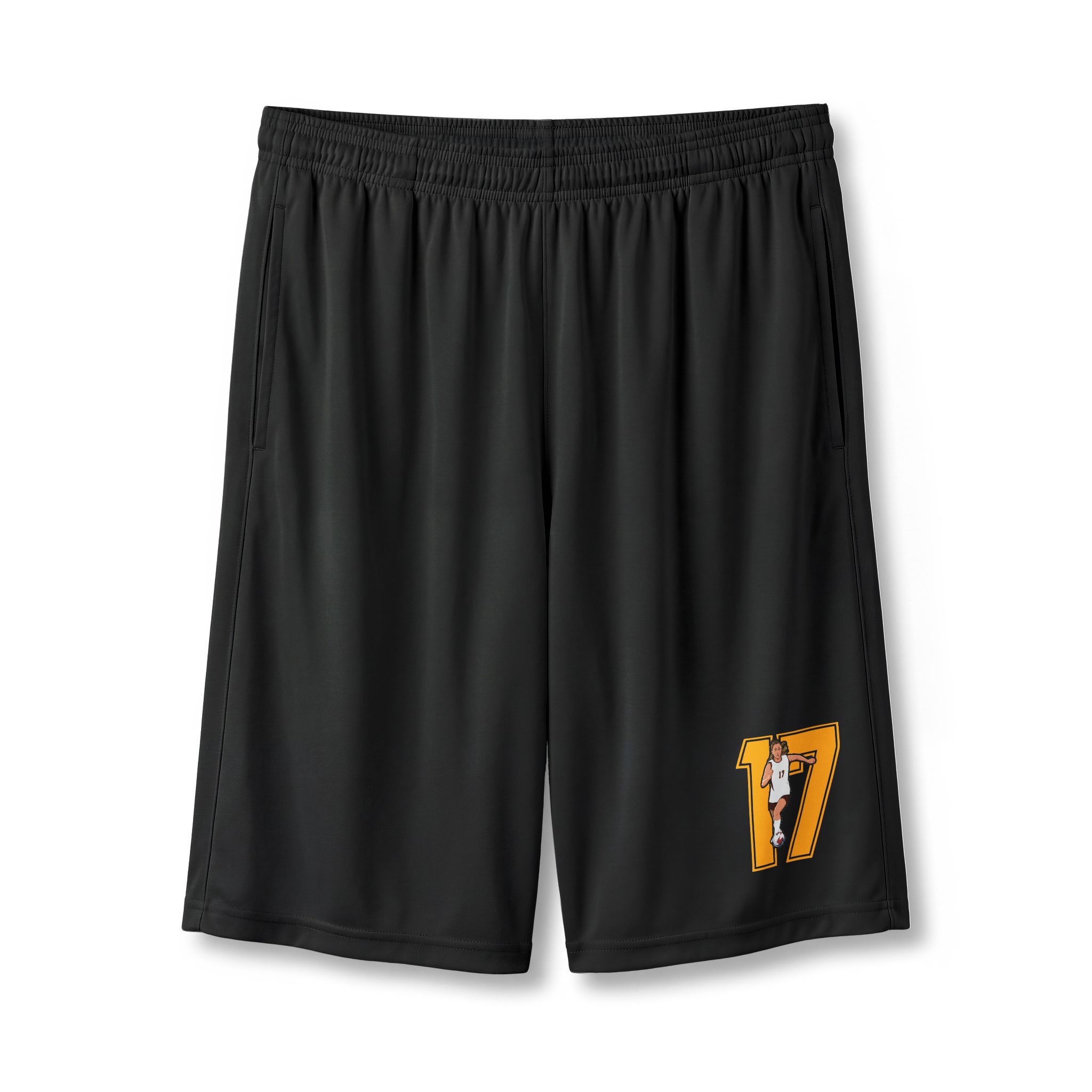 Shorts — character_number in Black