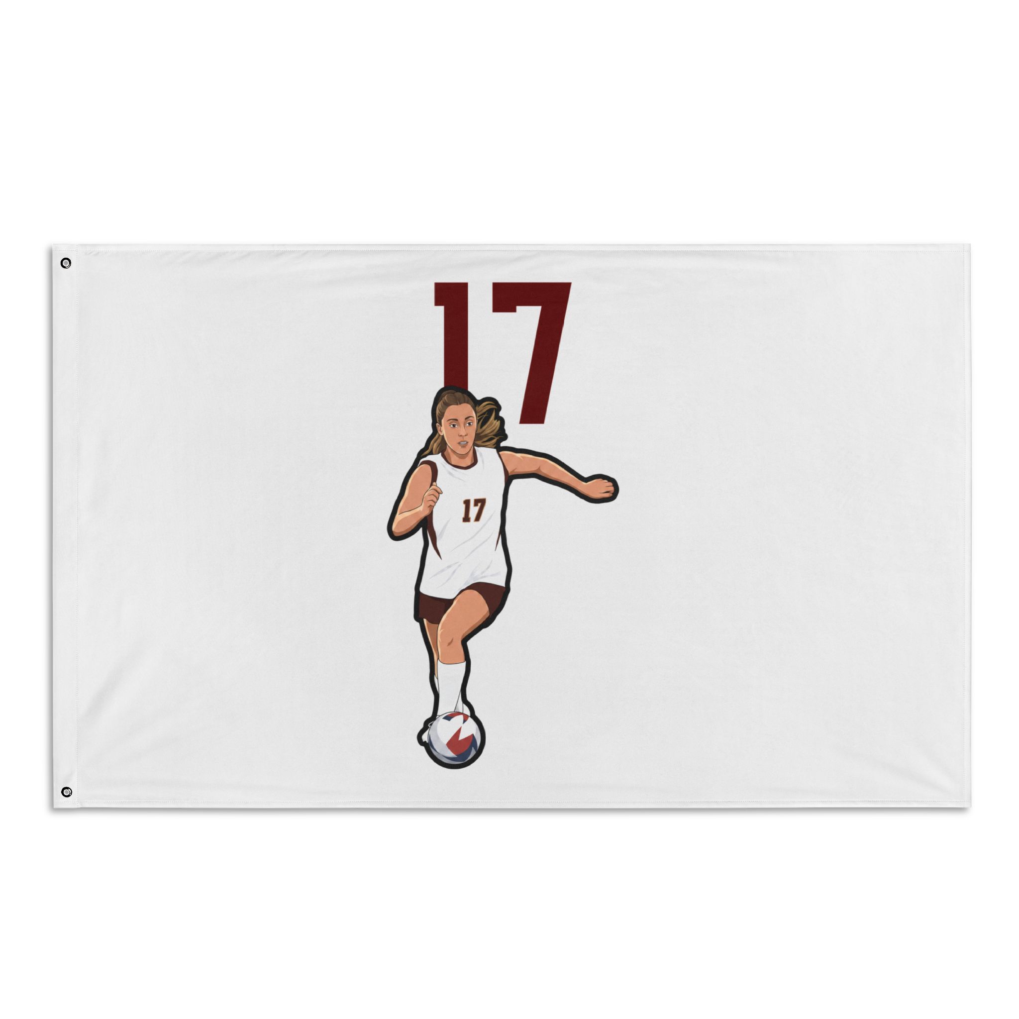 Flag (35 × 56 in) — character_number_top in Classic