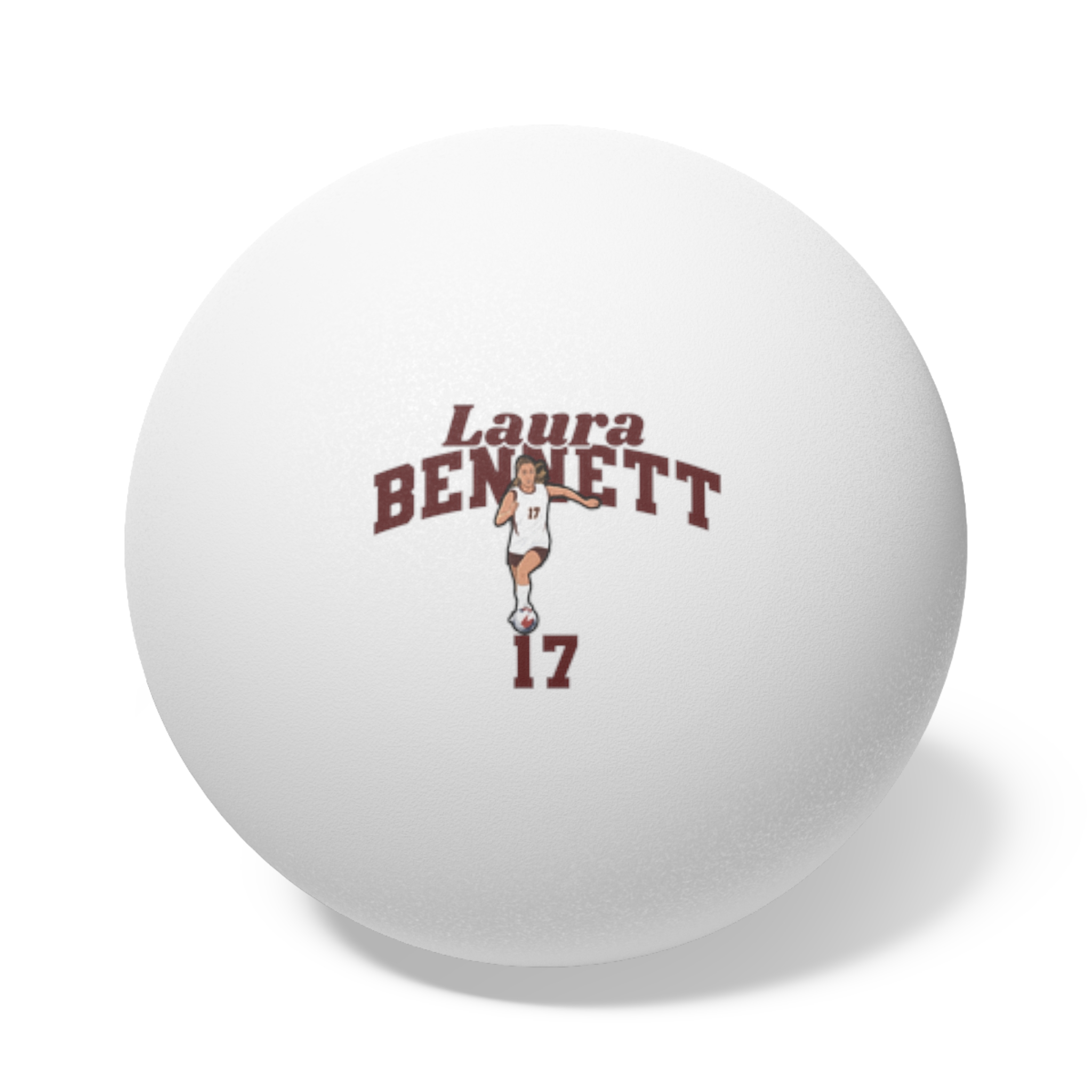 Ping Pong Balls, 6 pcs — character_signature_arch in White