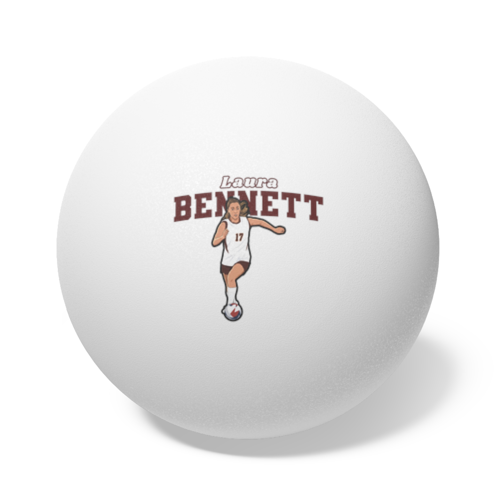 Ping Pong Balls, 6 pcs — character_name_arch in White