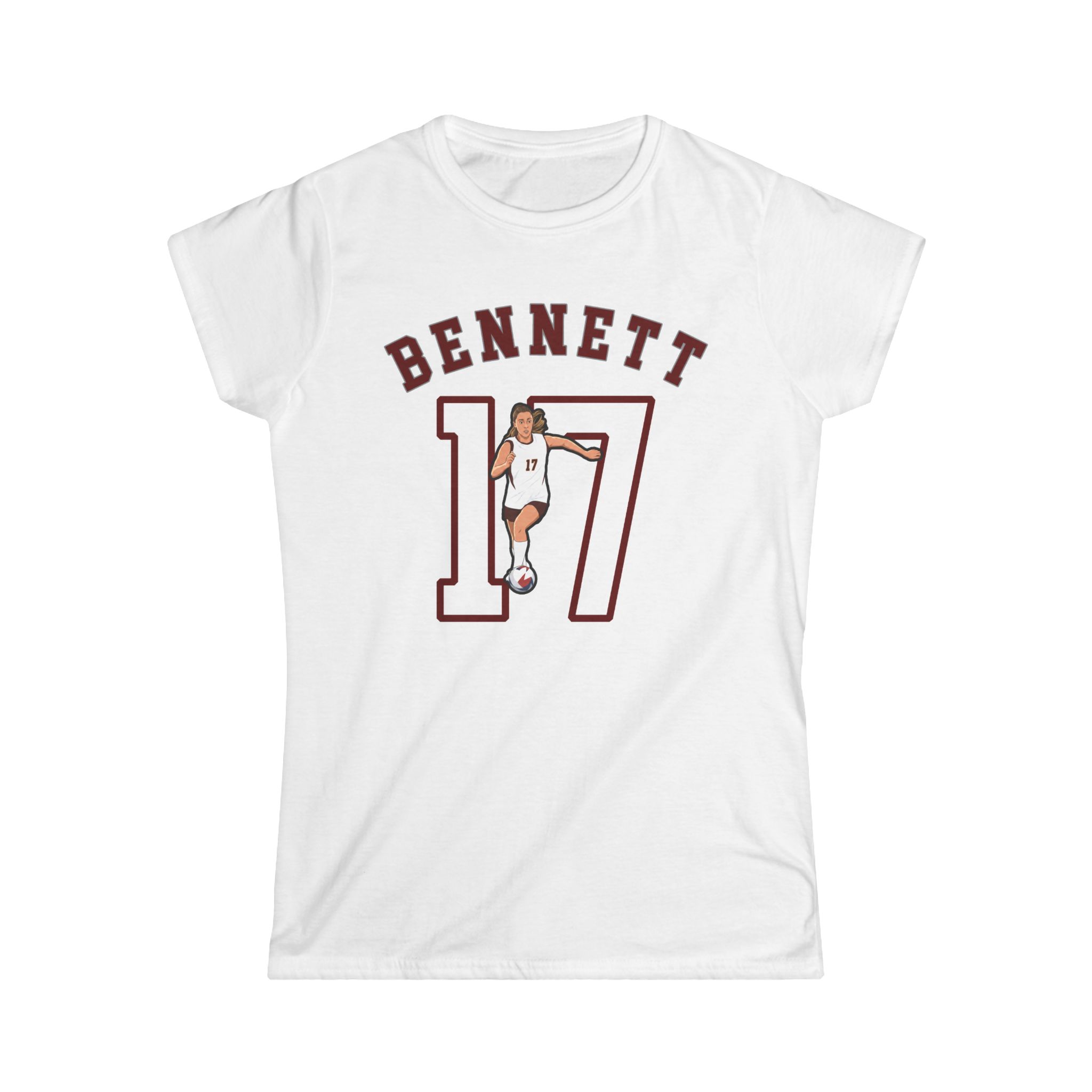 Women's Softstyle Tee — character_shirsey_arch in White