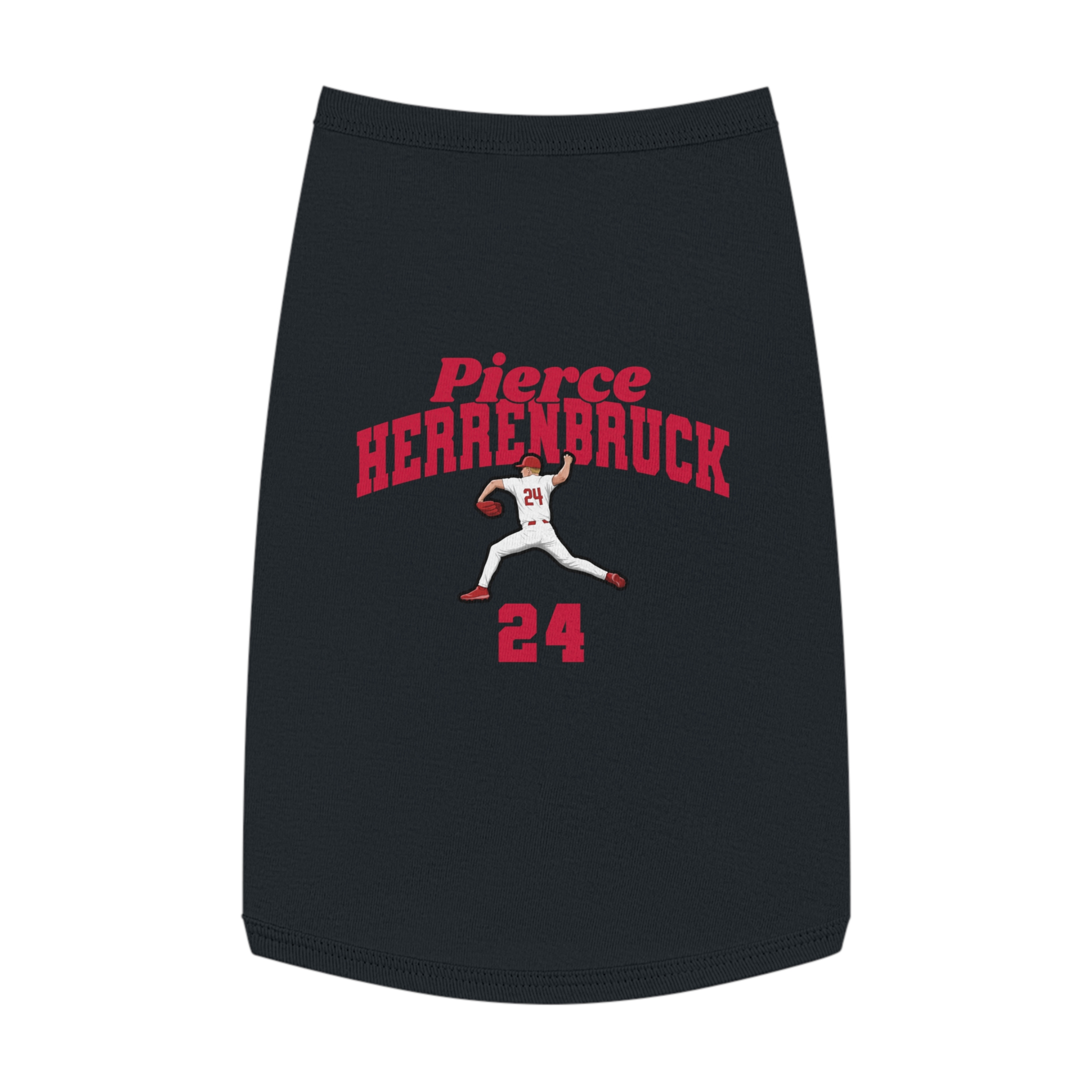Pet Tank Top — character_signature_arch in White