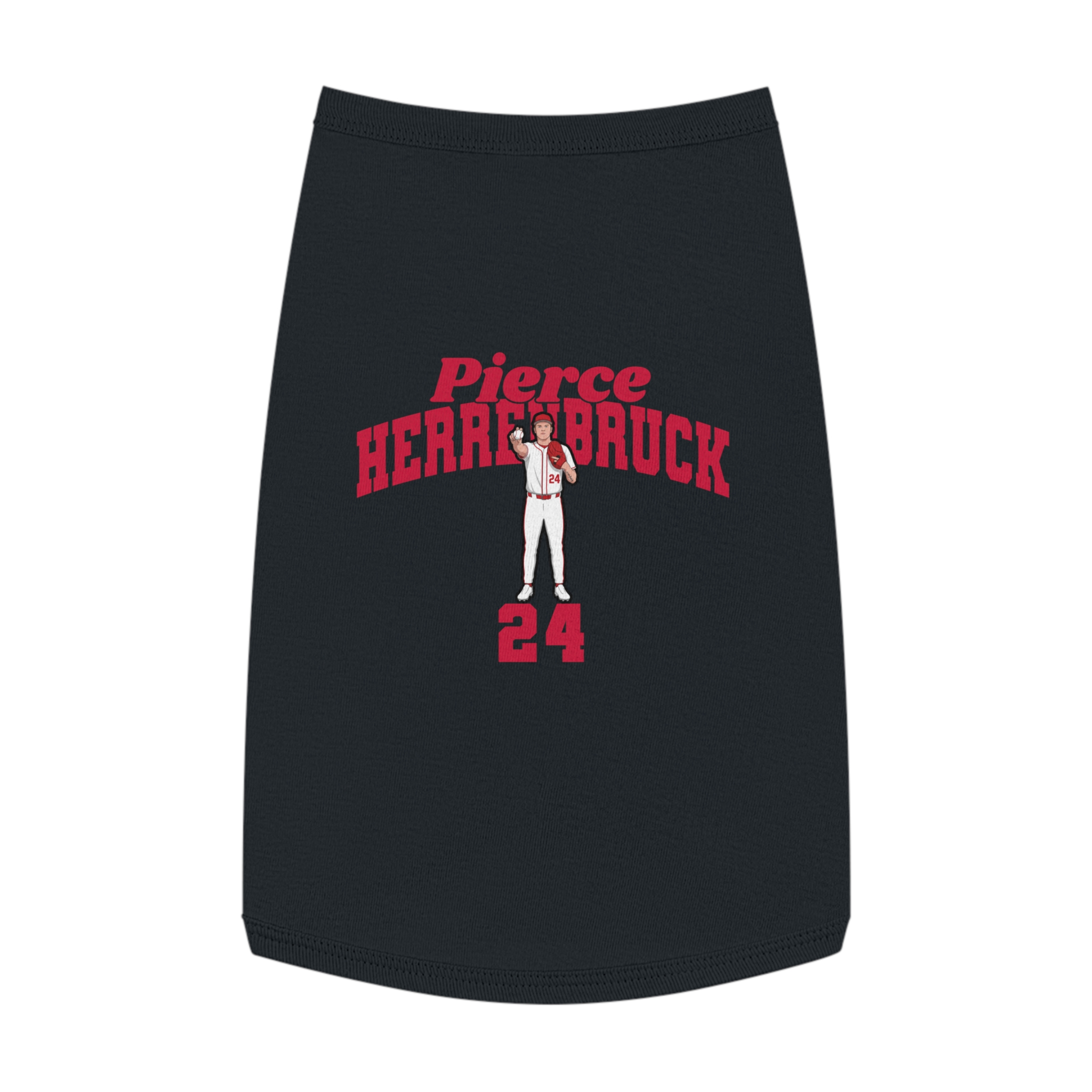 Pet Tank Top — character_signature_arch in Black