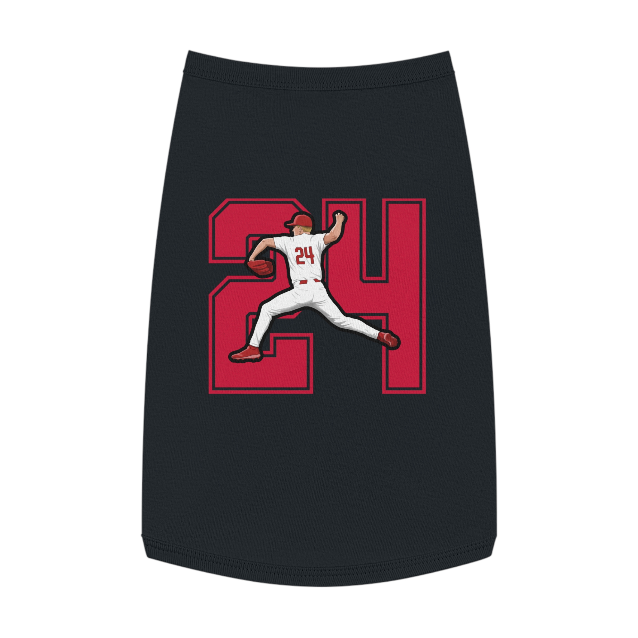 Pet Tank Top — character_number in White