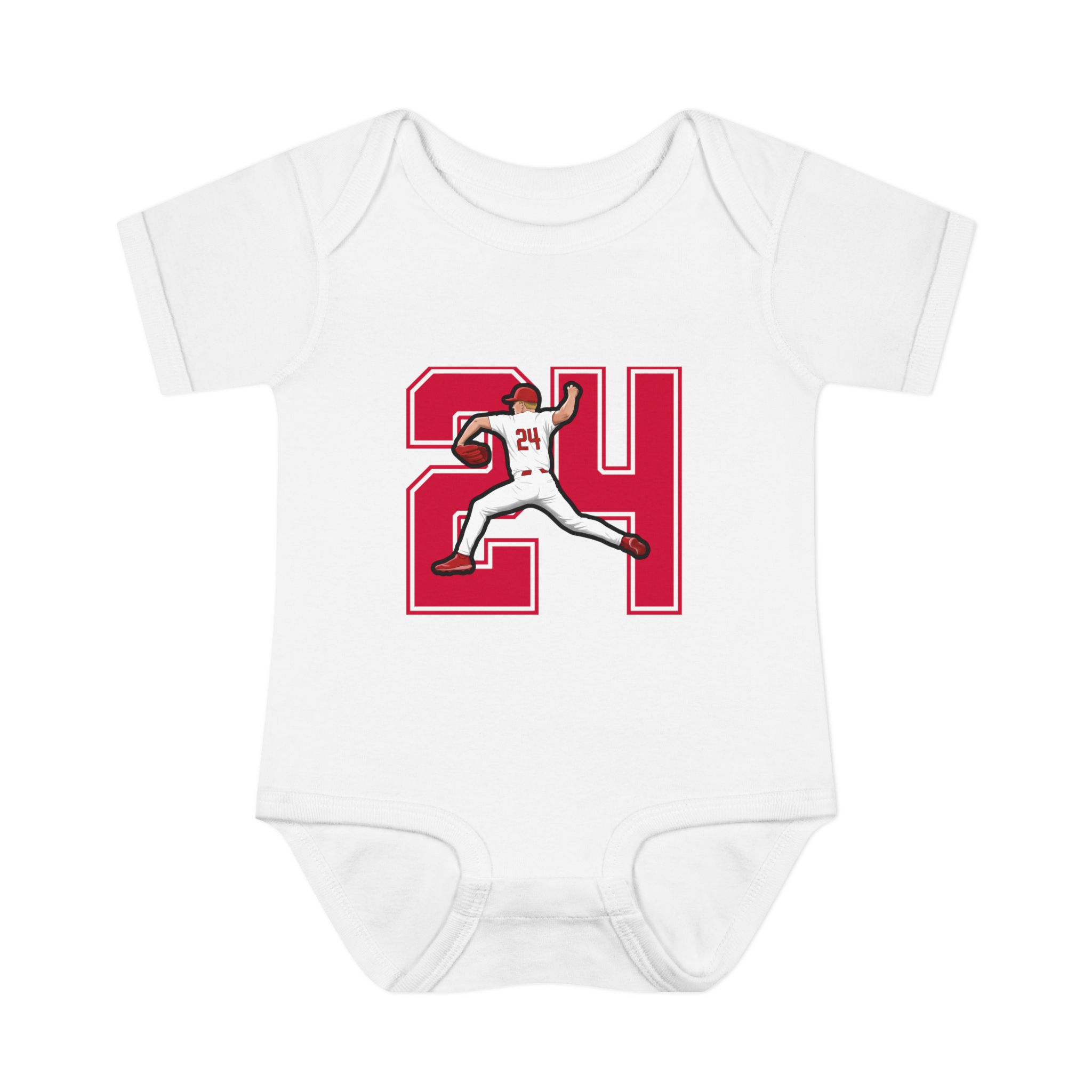 Baby Onesie — character_number in White