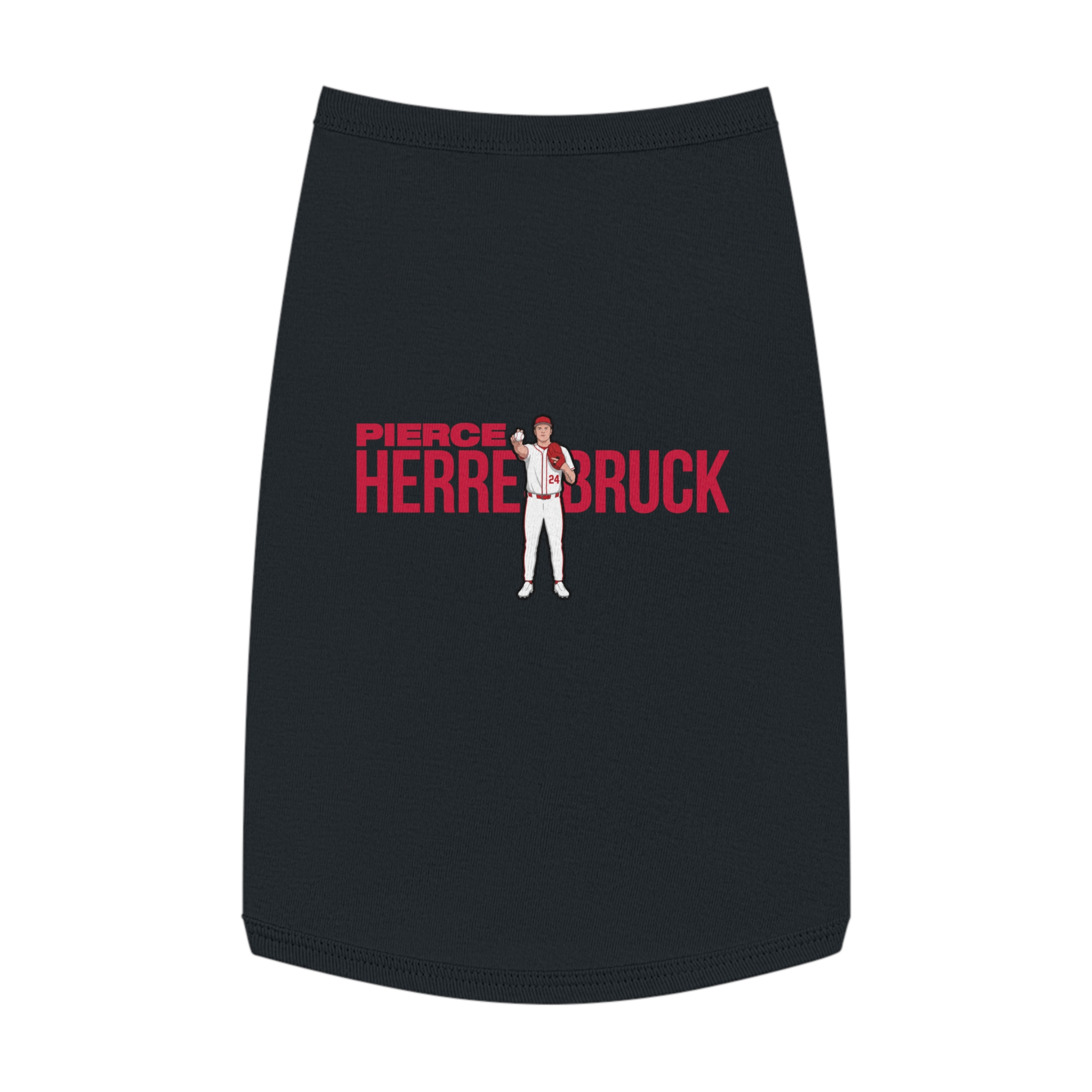 Pet Tank Top — character_player_name in Black